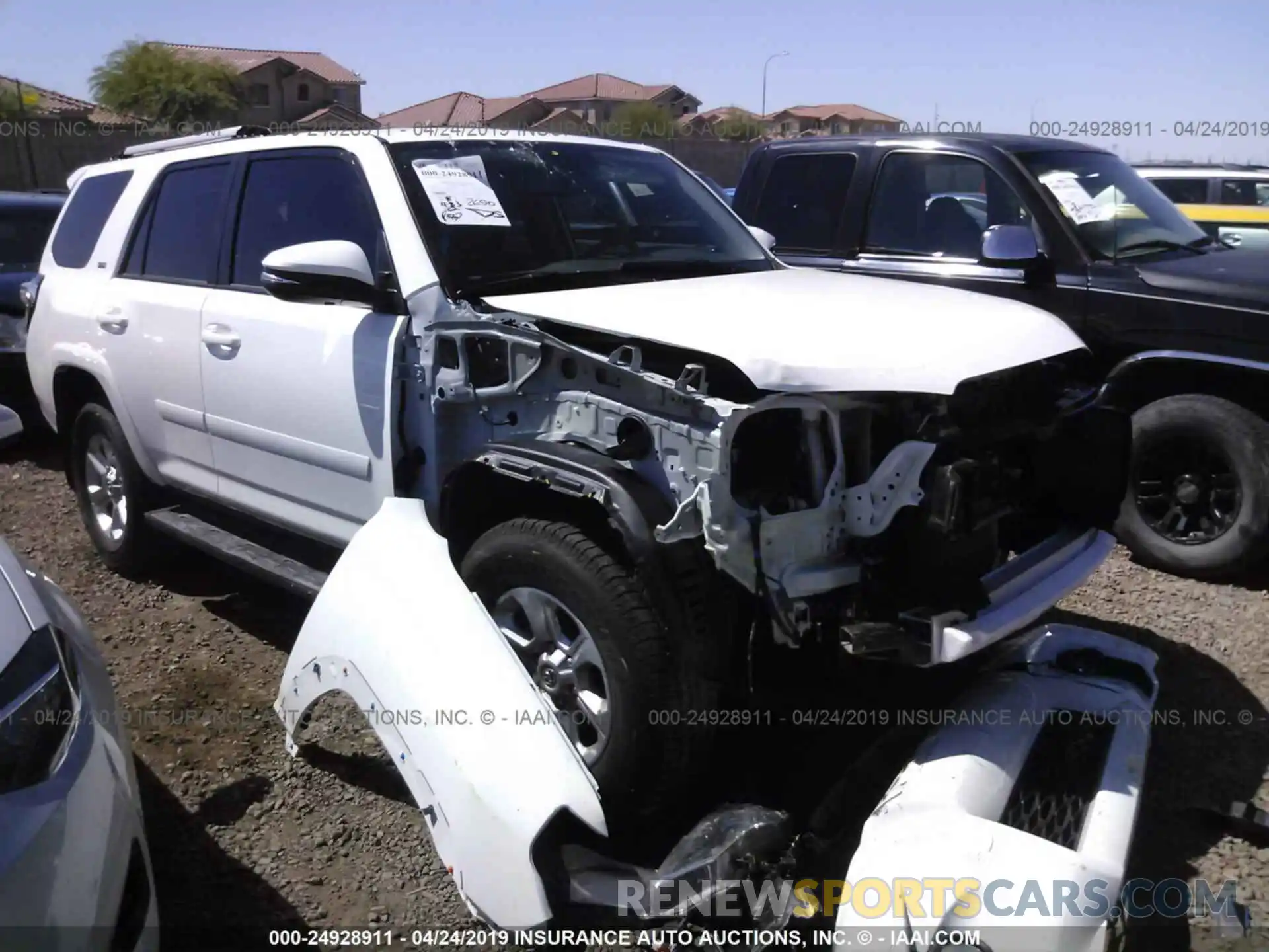 1 Photograph of a damaged car JTEBU5JR8K5655953 TOYOTA 4RUNNER 2019