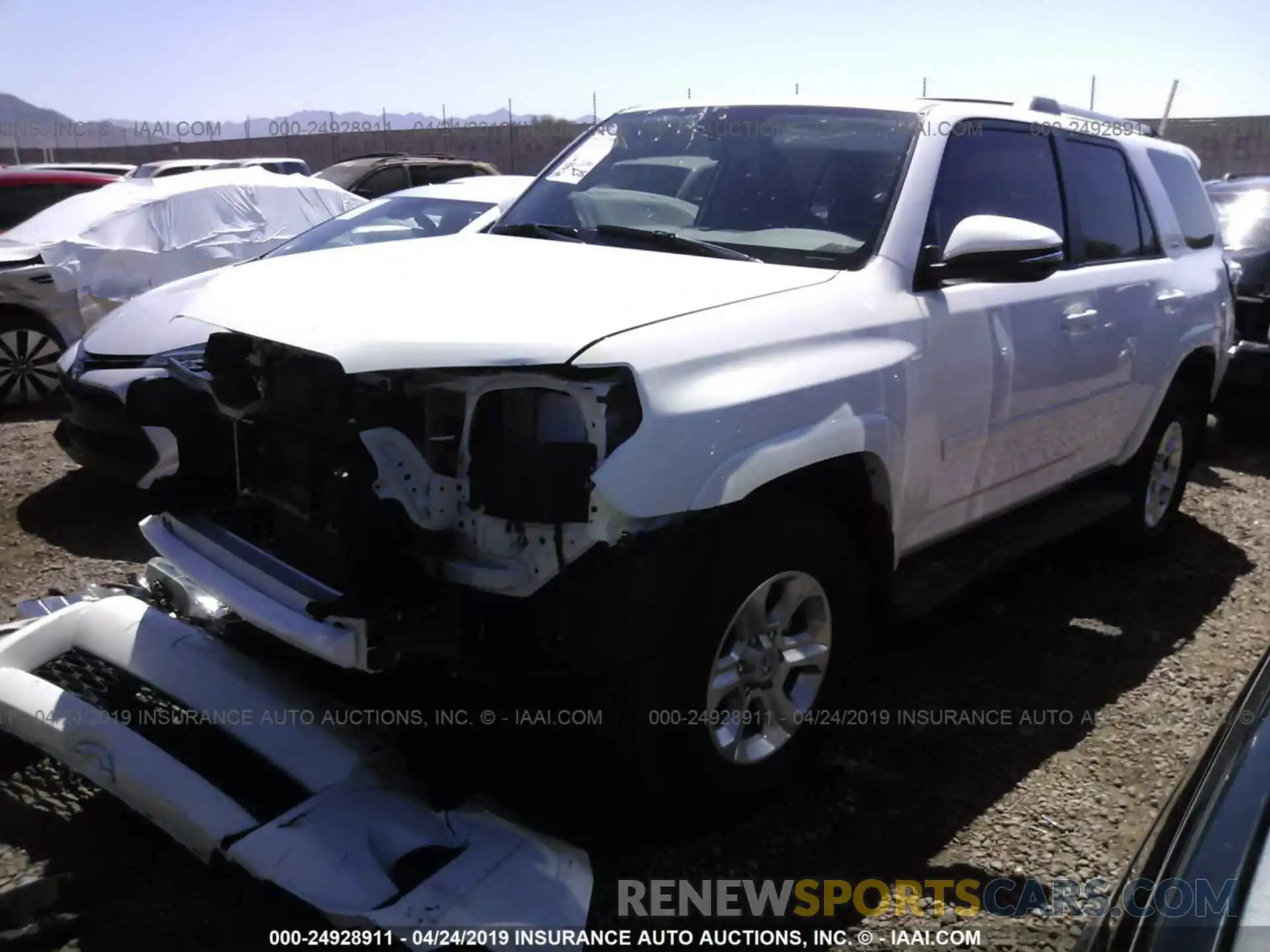 2 Photograph of a damaged car JTEBU5JR8K5655953 TOYOTA 4RUNNER 2019