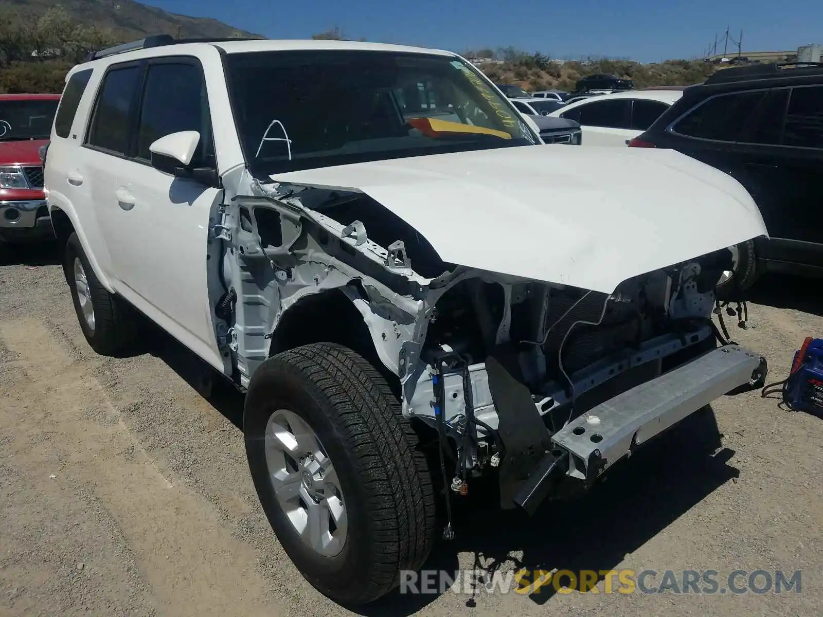 1 Photograph of a damaged car JTEBU5JR8K5656875 TOYOTA 4RUNNER 2019