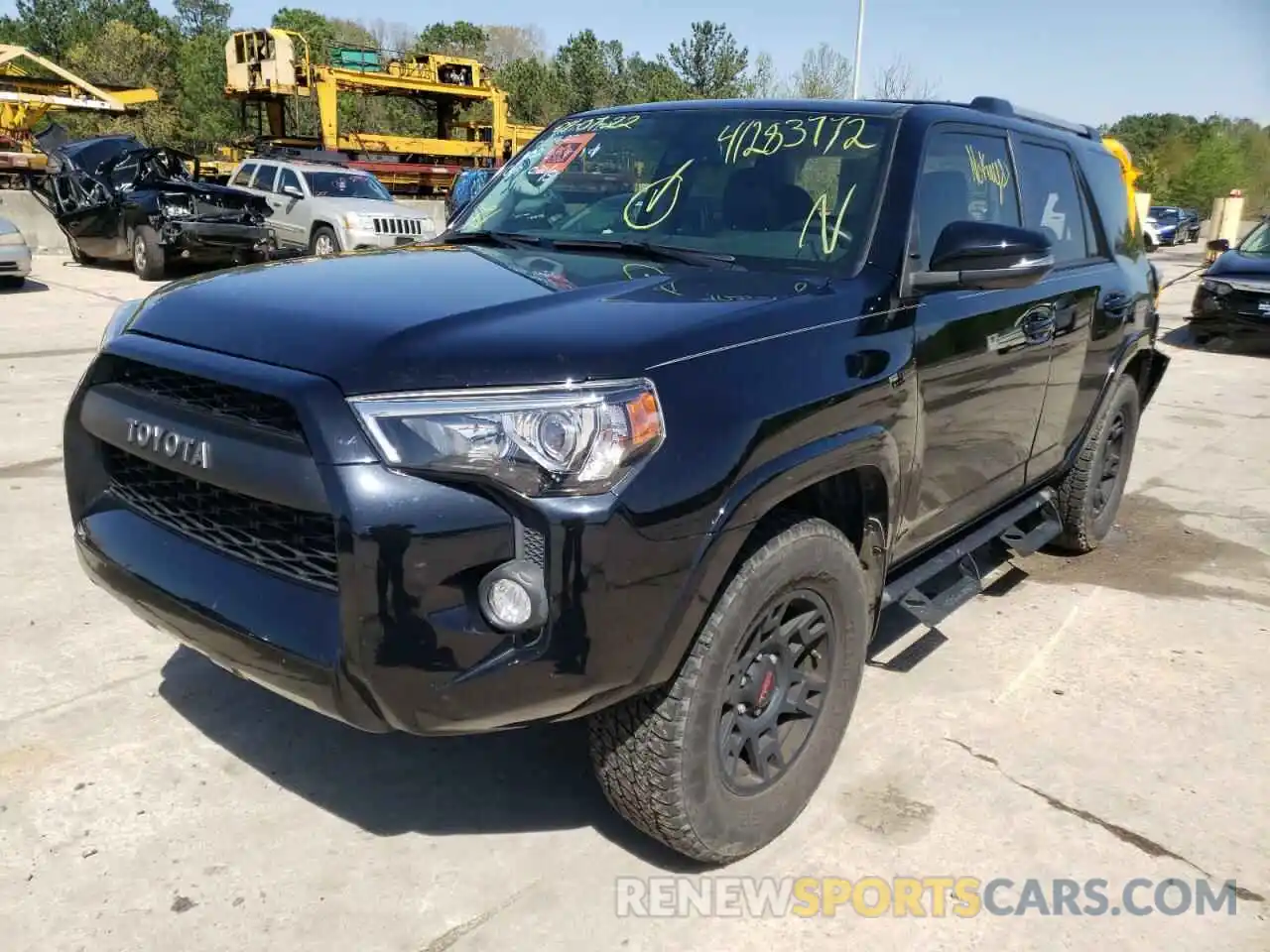 2 Фотография поврежденного автомобиля JTEBU5JR8K5657671 TOYOTA 4RUNNER 2019