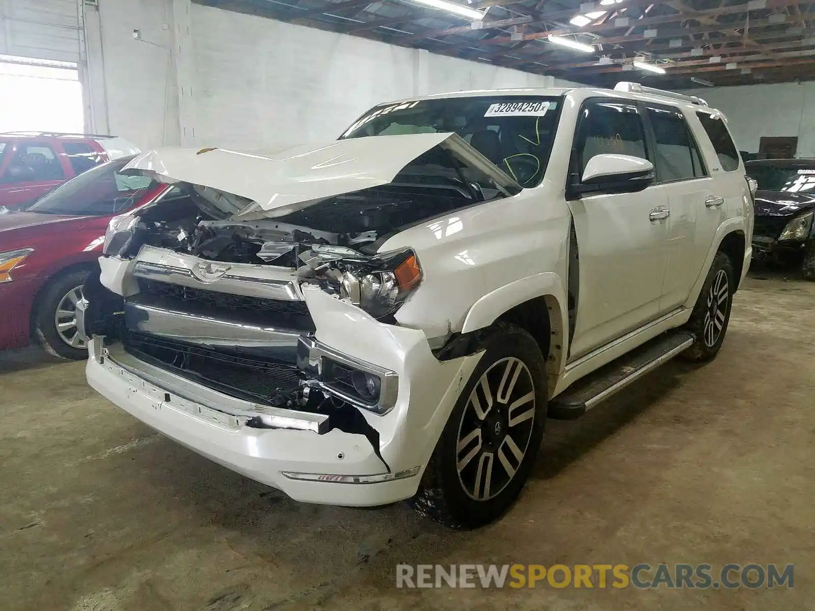 2 Photograph of a damaged car JTEBU5JR8K5659162 TOYOTA 4RUNNER 2019