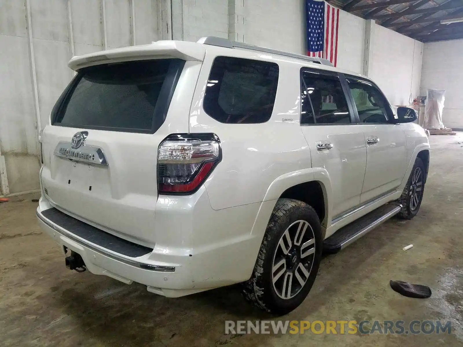 4 Фотография поврежденного автомобиля JTEBU5JR8K5659162 TOYOTA 4RUNNER 2019