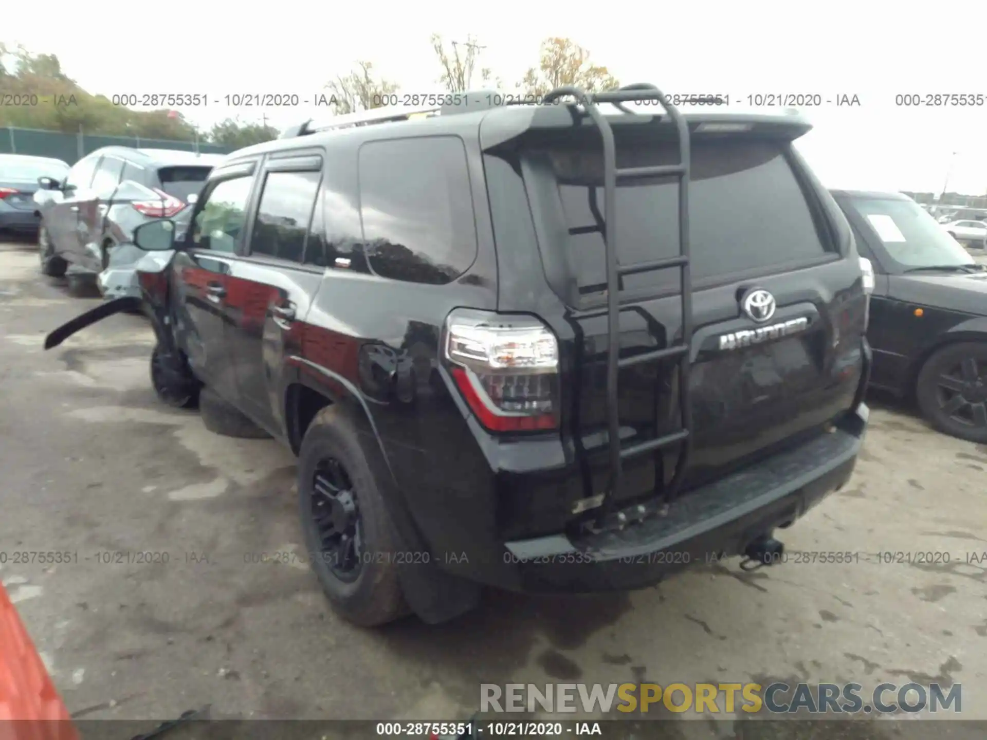 3 Фотография поврежденного автомобиля JTEBU5JR8K5660358 TOYOTA 4RUNNER 2019