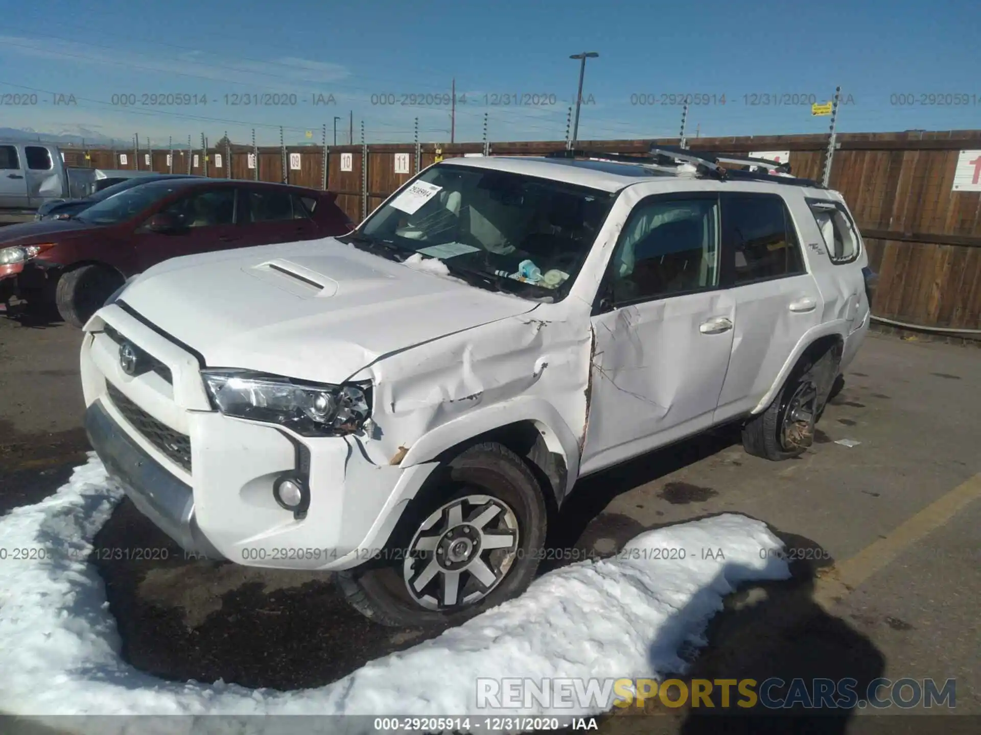 2 Photograph of a damaged car JTEBU5JR8K5660649 TOYOTA 4RUNNER 2019