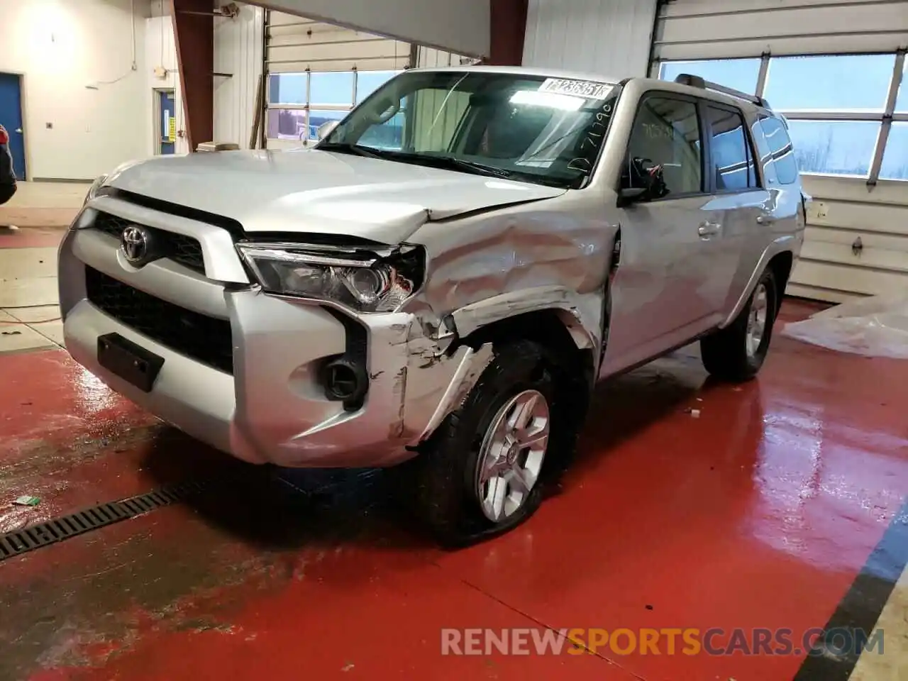 2 Photograph of a damaged car JTEBU5JR8K5661882 TOYOTA 4RUNNER 2019