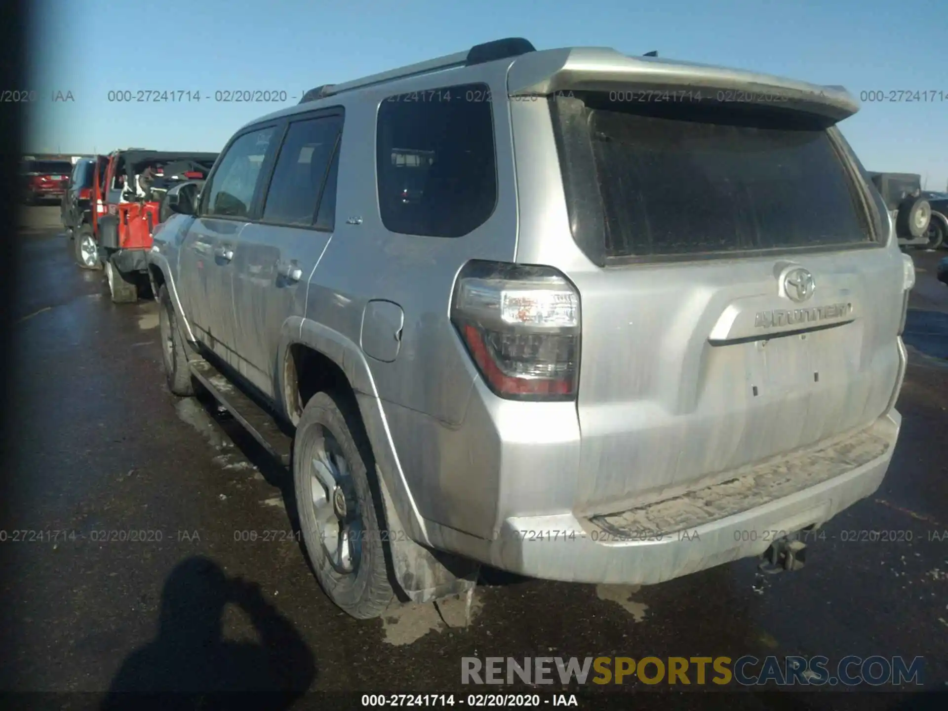 3 Photograph of a damaged car JTEBU5JR8K5662952 TOYOTA 4RUNNER 2019