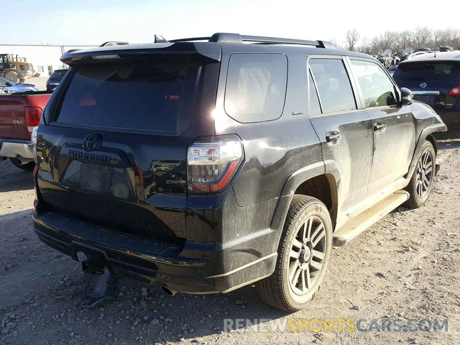 4 Фотография поврежденного автомобиля JTEBU5JR8K5663003 TOYOTA 4RUNNER 2019