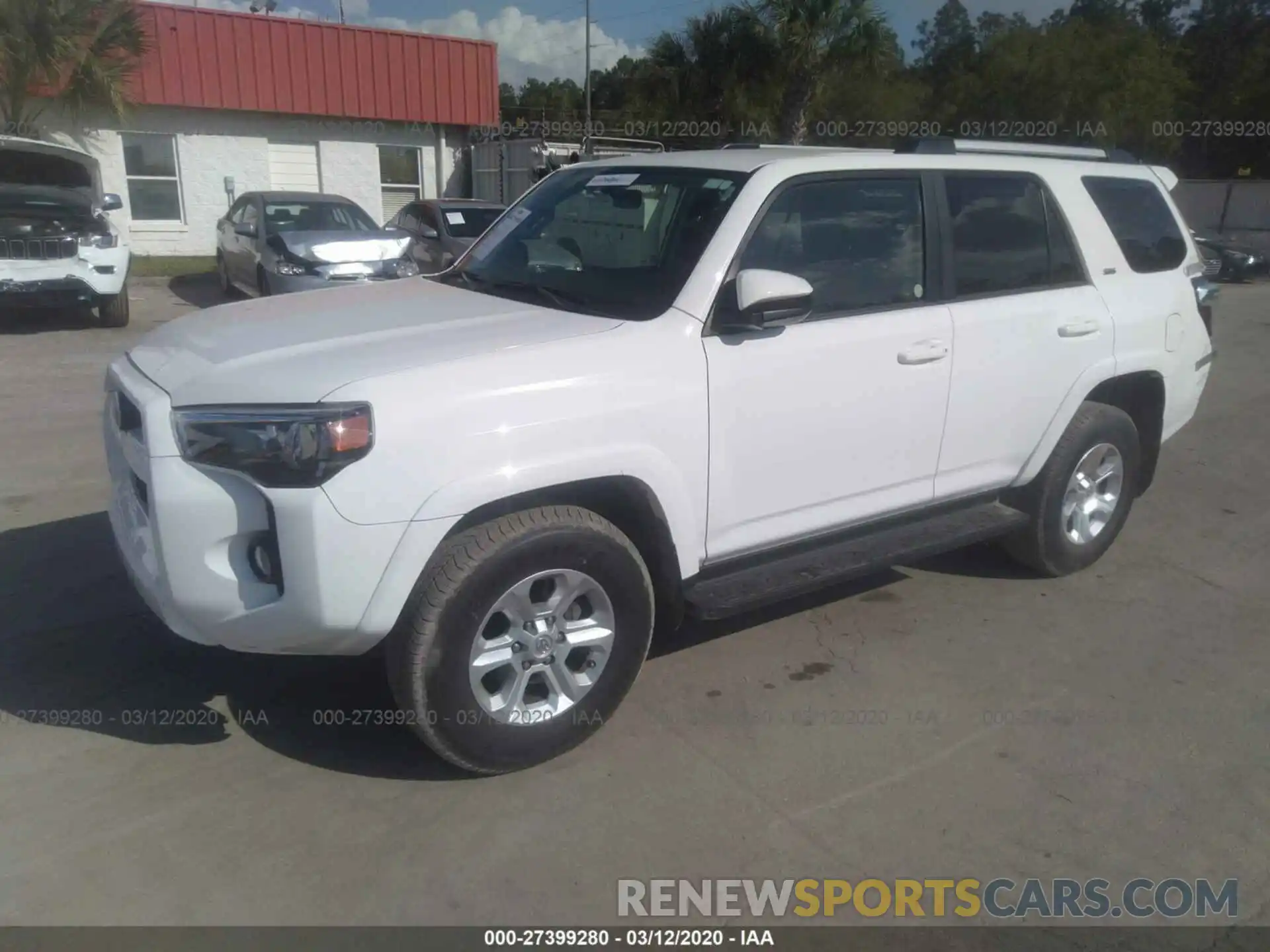 2 Фотография поврежденного автомобиля JTEBU5JR8K5664443 TOYOTA 4RUNNER 2019