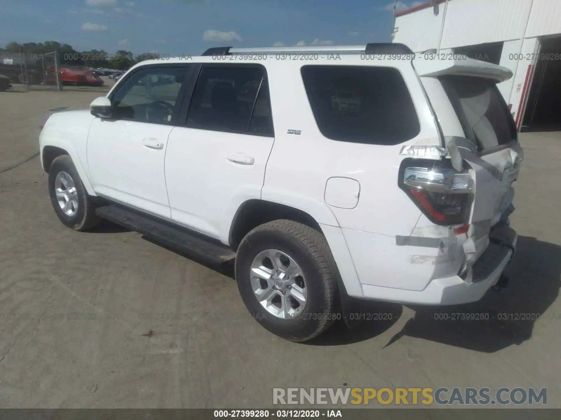 3 Photograph of a damaged car JTEBU5JR8K5664443 TOYOTA 4RUNNER 2019