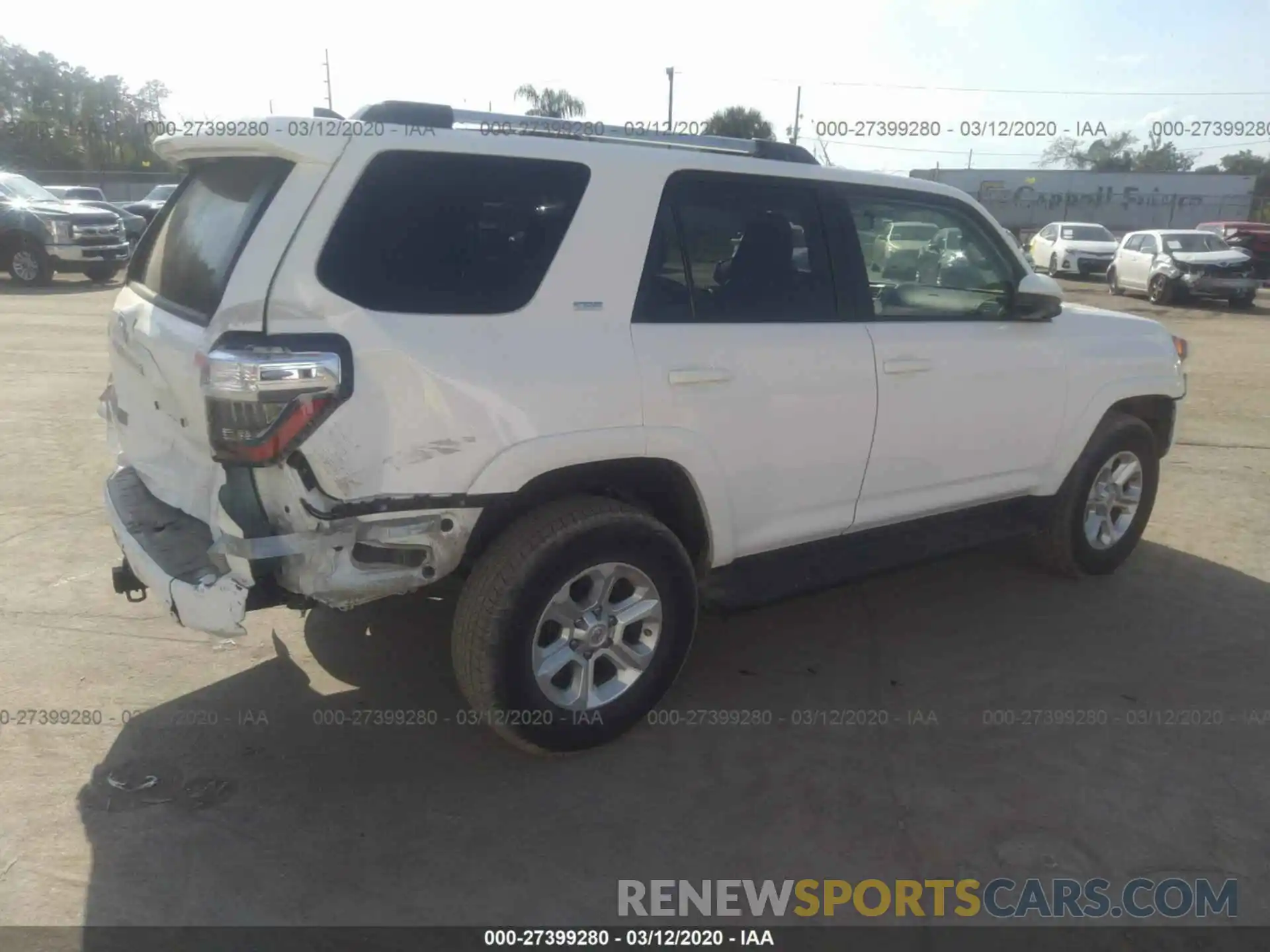 4 Photograph of a damaged car JTEBU5JR8K5664443 TOYOTA 4RUNNER 2019