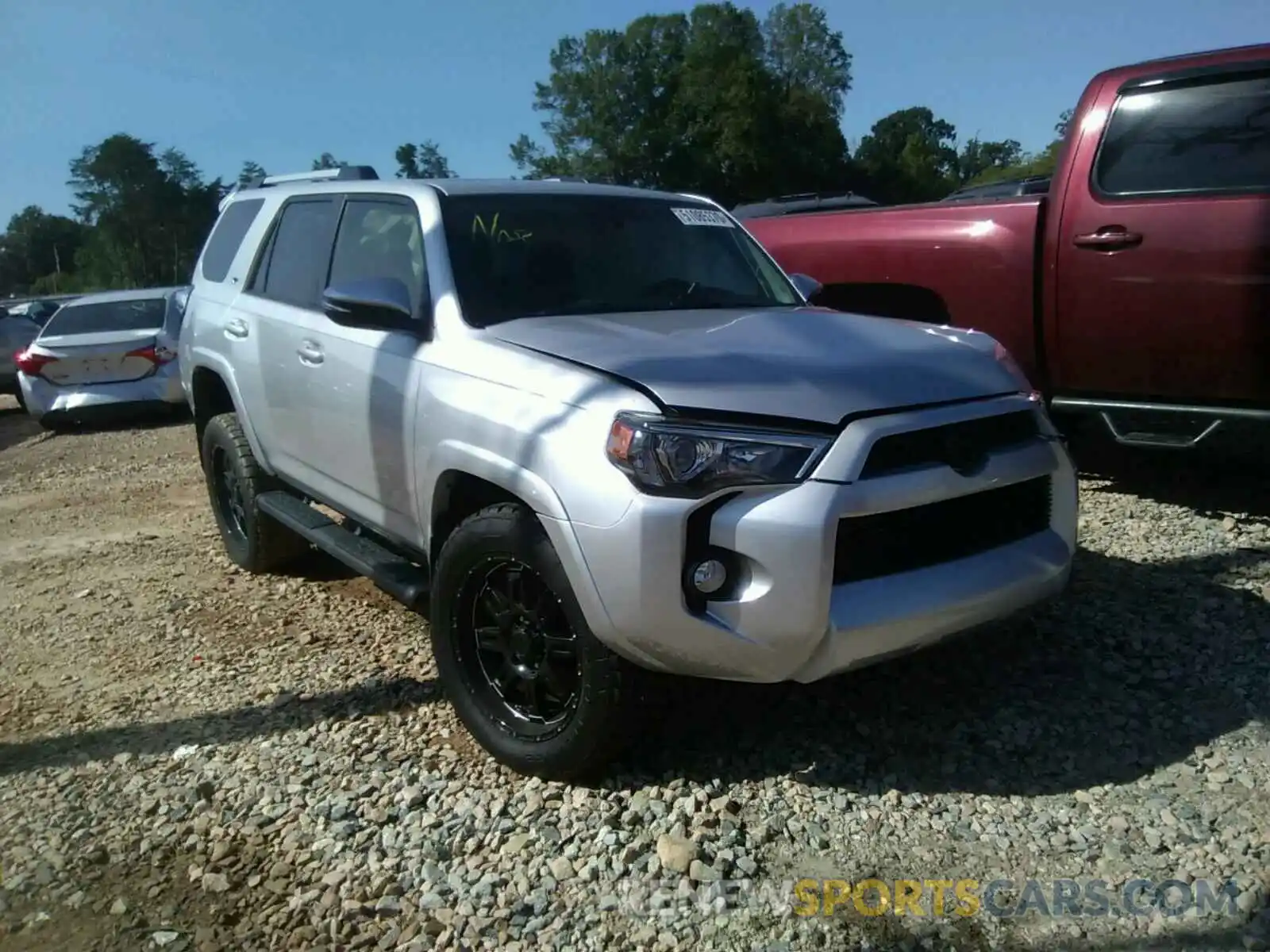 1 Photograph of a damaged car JTEBU5JR8K5664488 TOYOTA 4RUNNER 2019