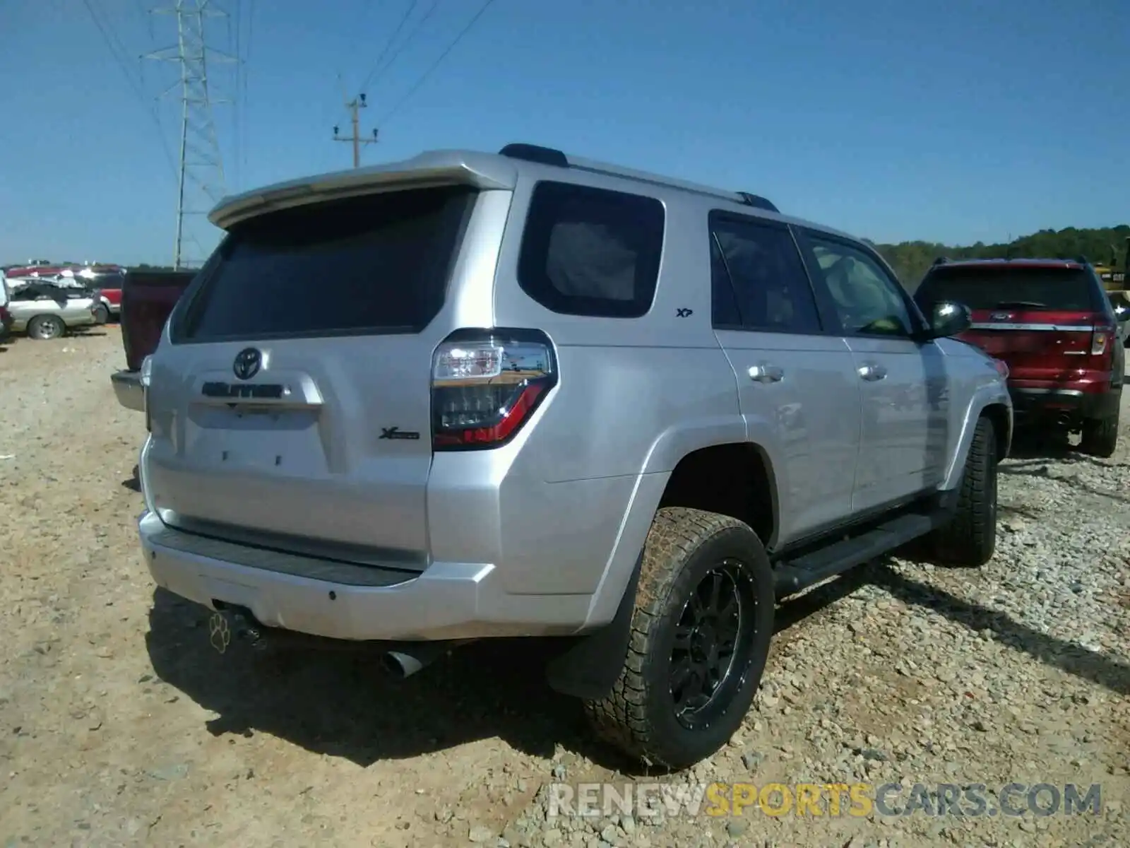 4 Фотография поврежденного автомобиля JTEBU5JR8K5664488 TOYOTA 4RUNNER 2019