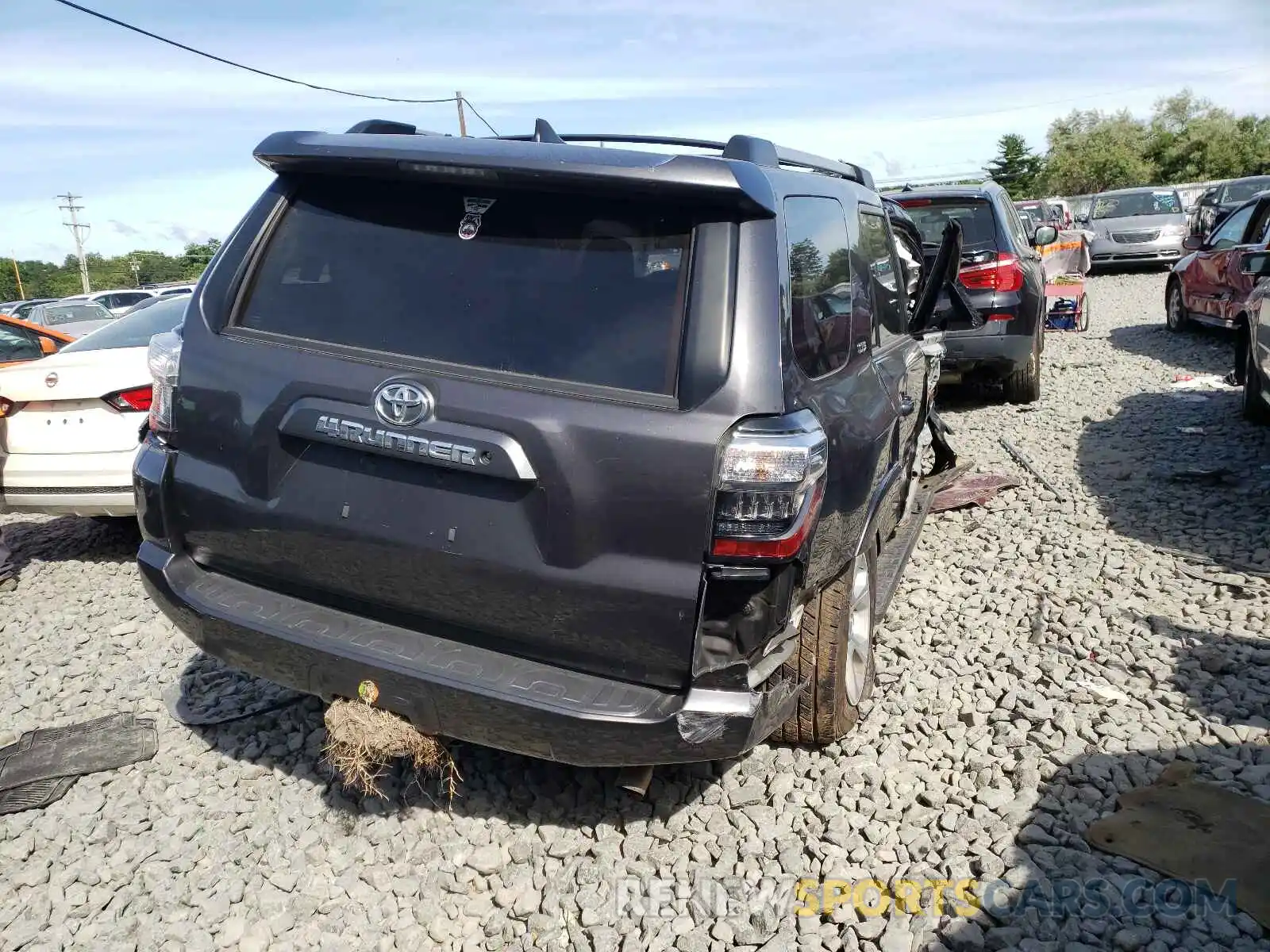4 Photograph of a damaged car JTEBU5JR8K5667102 TOYOTA 4RUNNER 2019