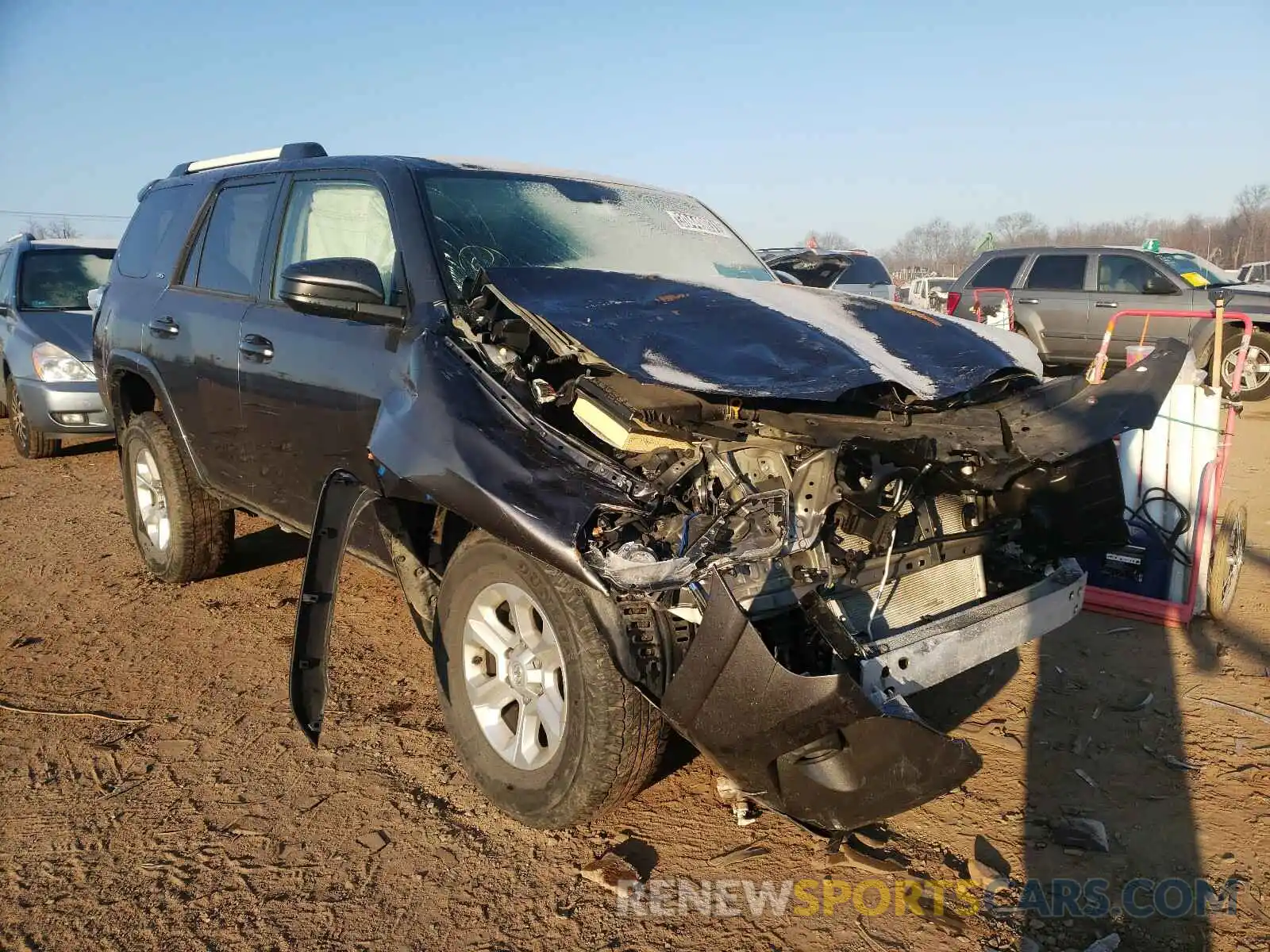 1 Photograph of a damaged car JTEBU5JR8K5673286 TOYOTA 4RUNNER 2019