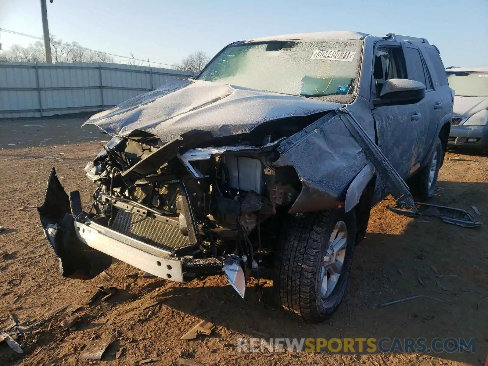 2 Photograph of a damaged car JTEBU5JR8K5673286 TOYOTA 4RUNNER 2019