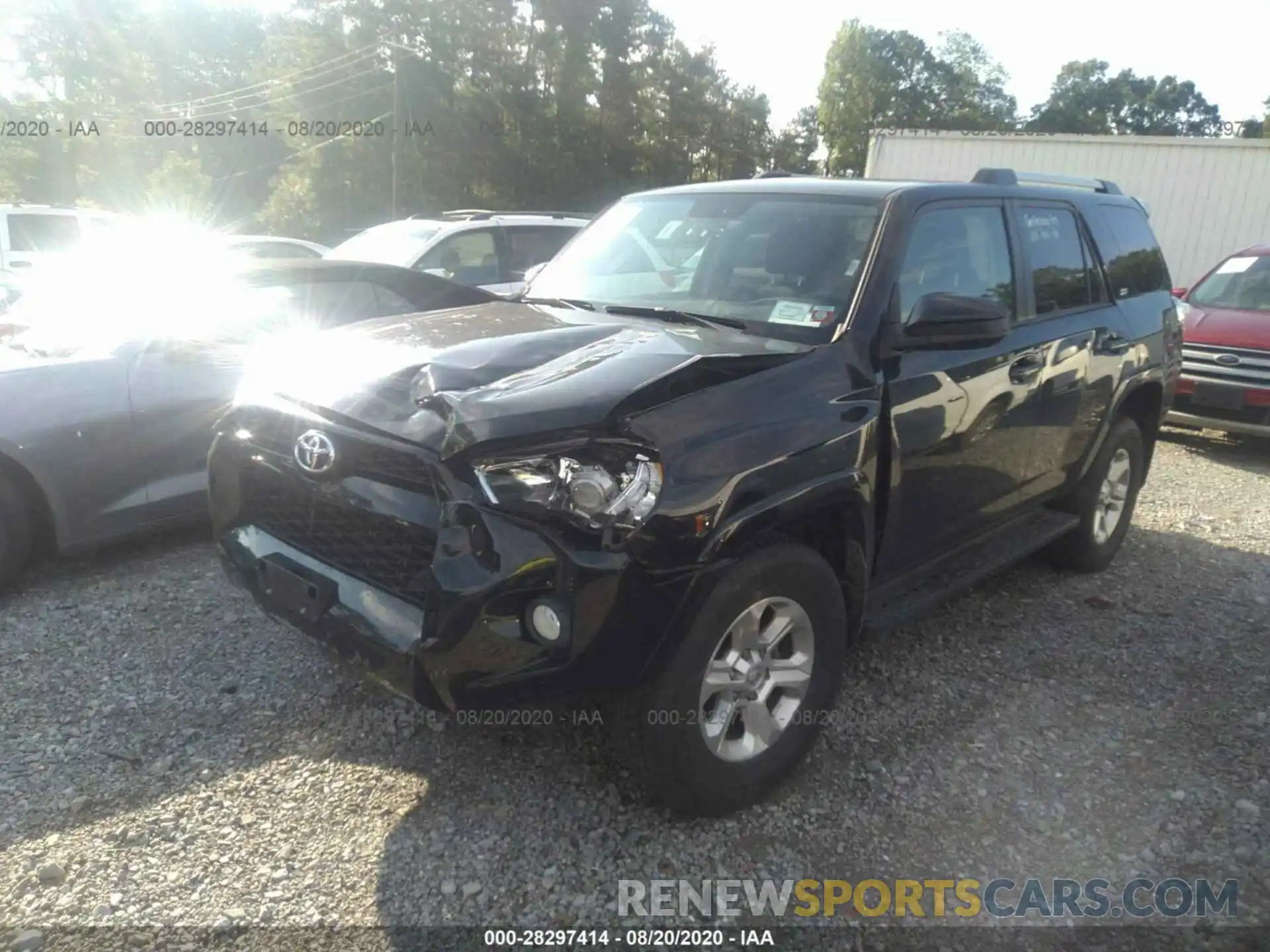 2 Photograph of a damaged car JTEBU5JR8K5674048 TOYOTA 4RUNNER 2019