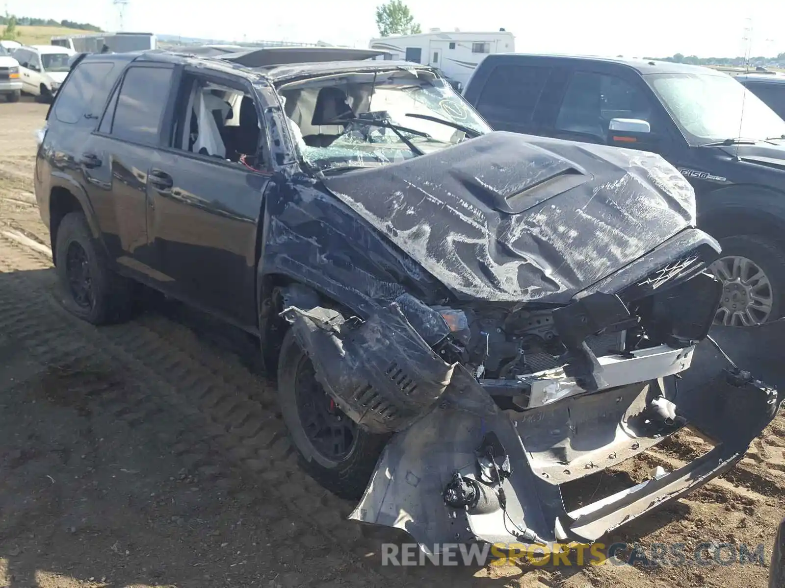 1 Photograph of a damaged car JTEBU5JR8K5678696 TOYOTA 4RUNNER 2019