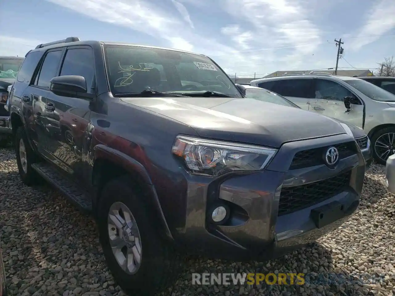 1 Photograph of a damaged car JTEBU5JR8K5678875 TOYOTA 4RUNNER 2019