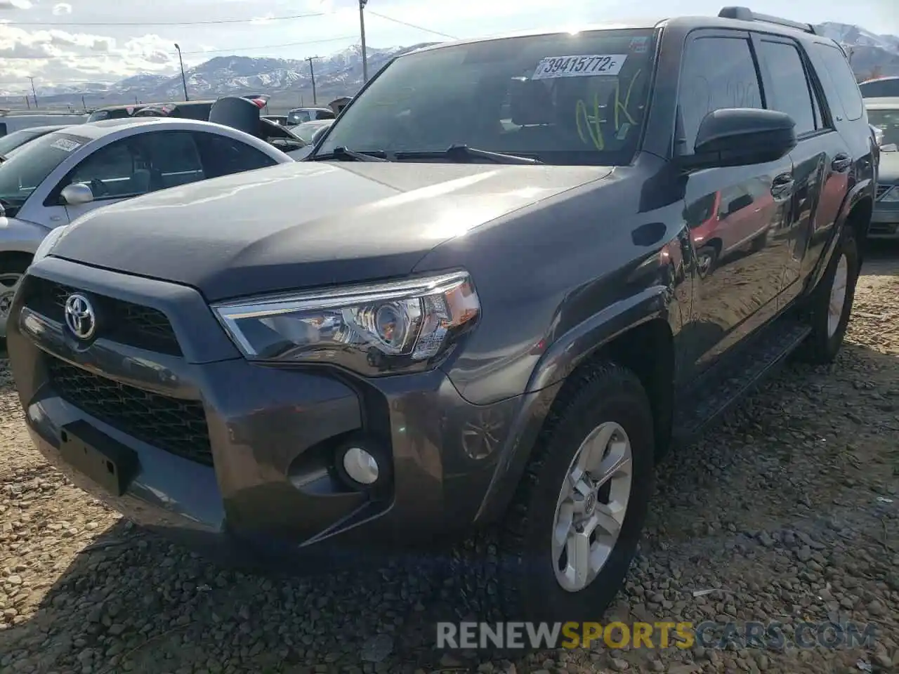 2 Photograph of a damaged car JTEBU5JR8K5678875 TOYOTA 4RUNNER 2019