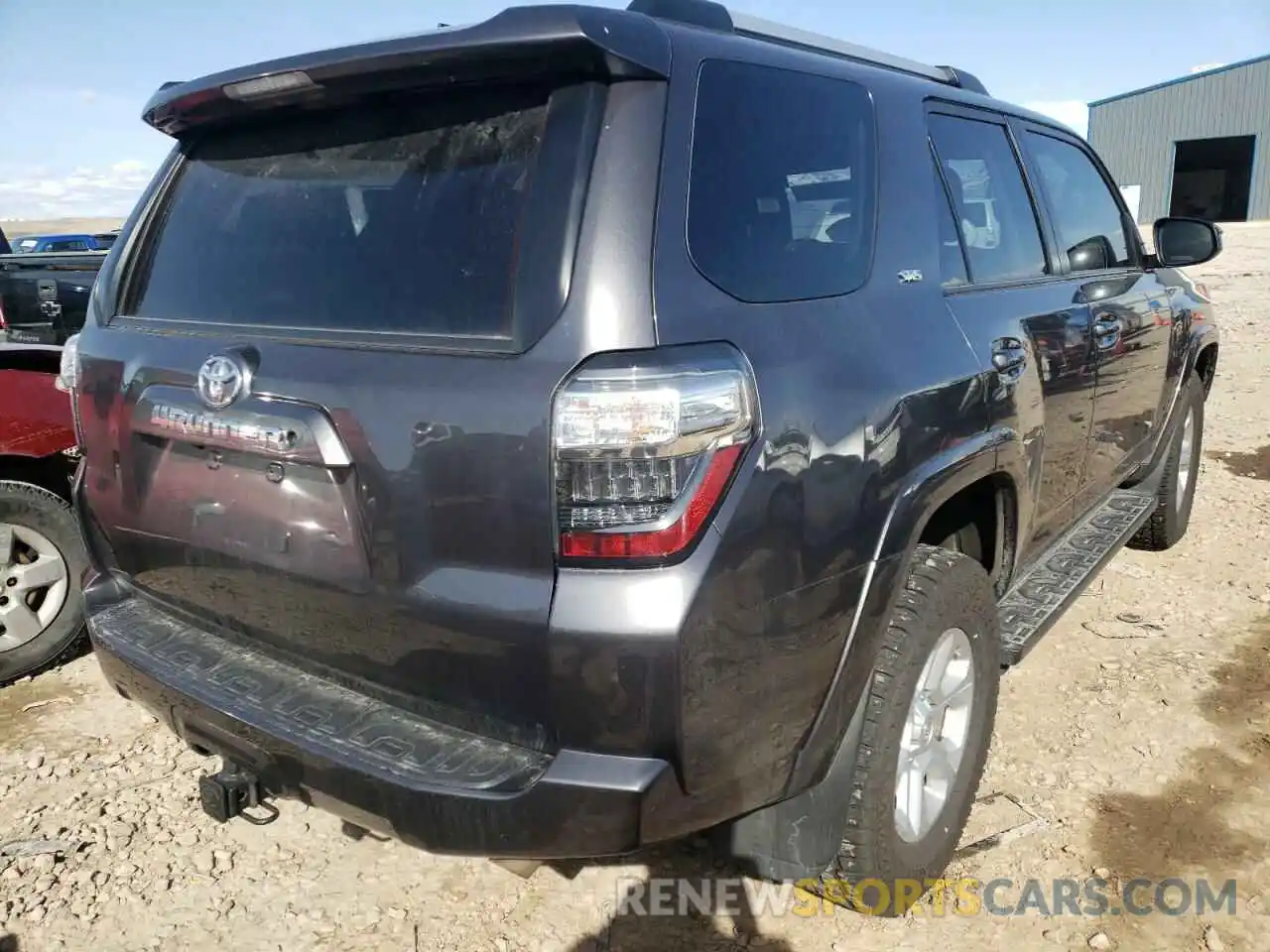 4 Photograph of a damaged car JTEBU5JR8K5678875 TOYOTA 4RUNNER 2019