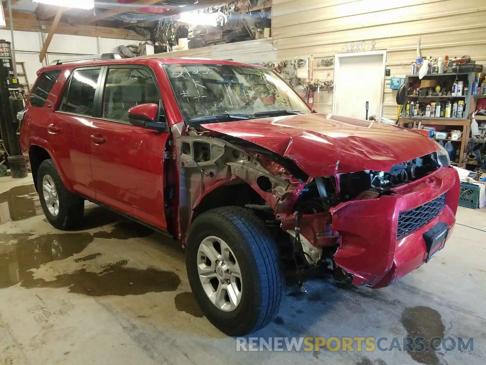 1 Photograph of a damaged car JTEBU5JR8K5683736 TOYOTA 4RUNNER 2019