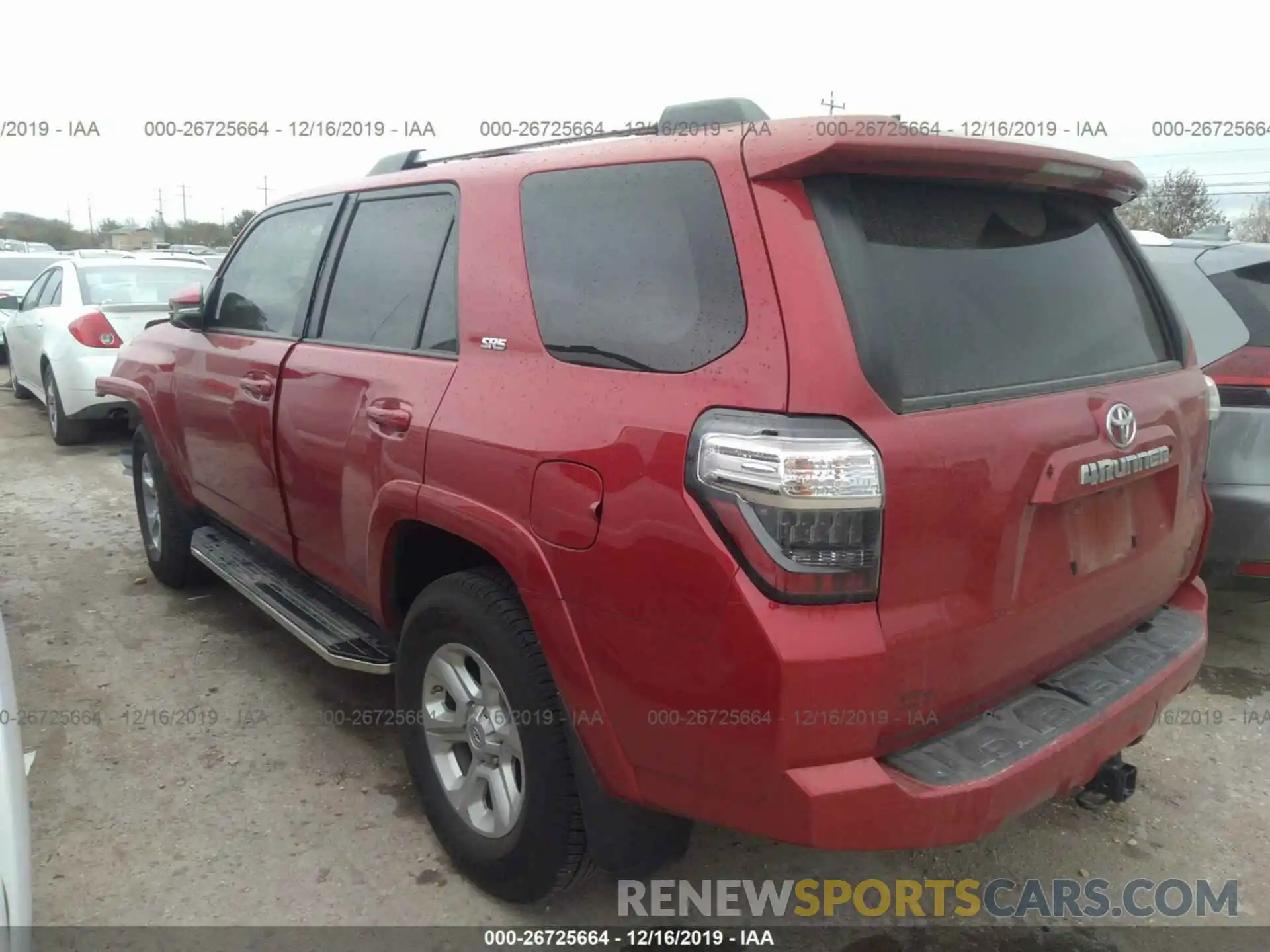 3 Фотография поврежденного автомобиля JTEBU5JR8K5688869 TOYOTA 4RUNNER 2019