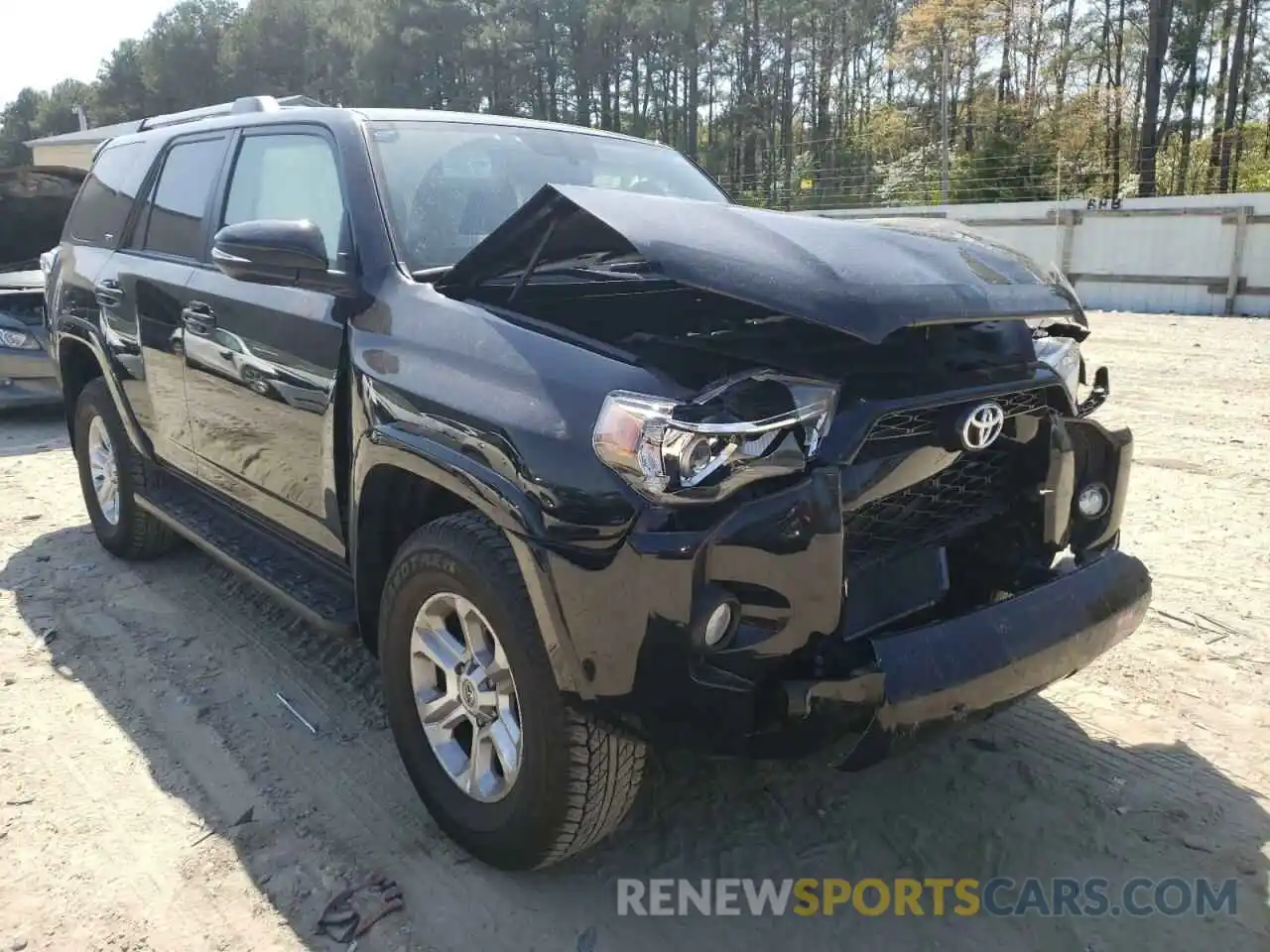 1 Photograph of a damaged car JTEBU5JR8K5690217 TOYOTA 4RUNNER 2019