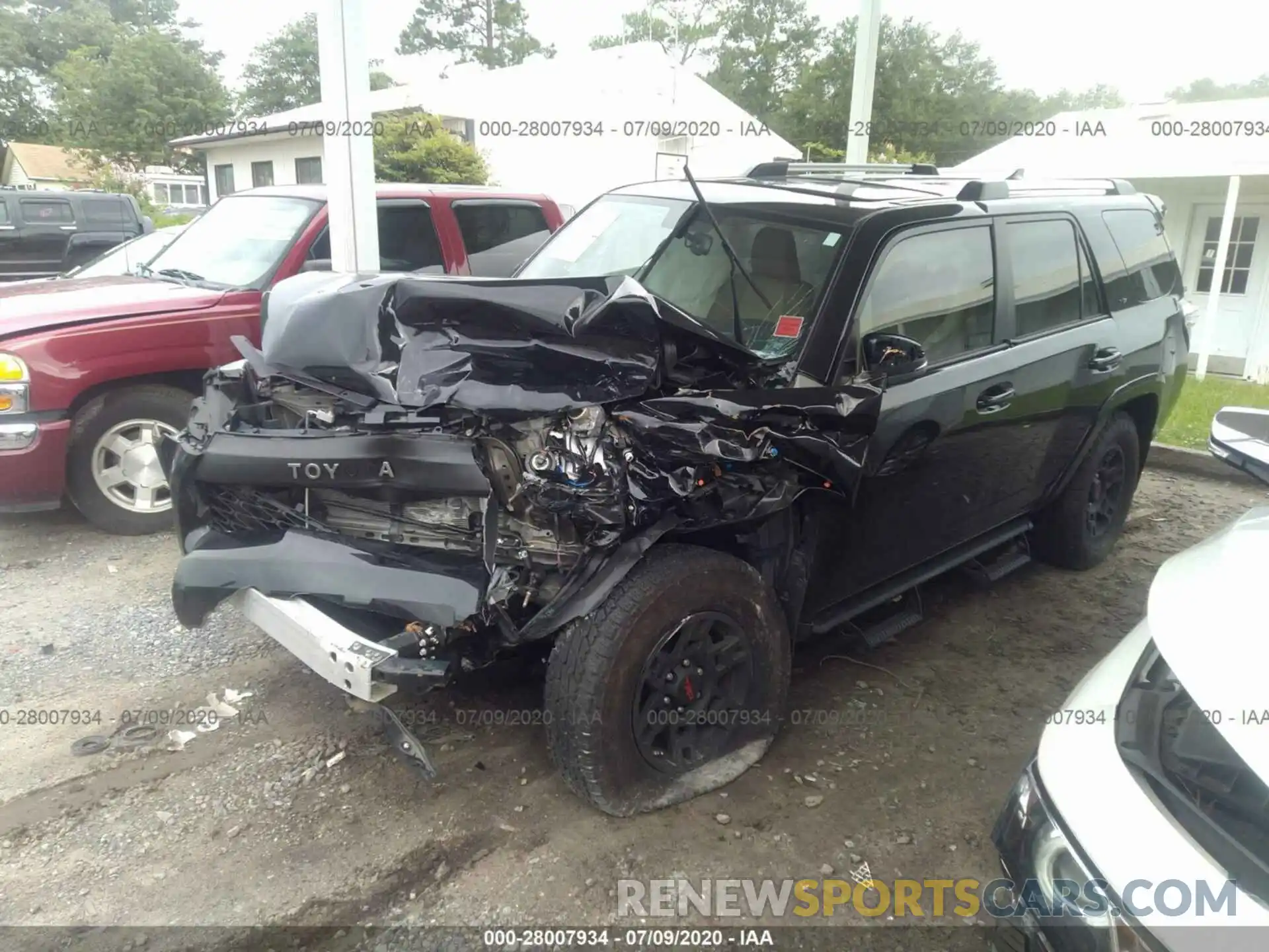 2 Photograph of a damaged car JTEBU5JR8K5690508 TOYOTA 4RUNNER 2019