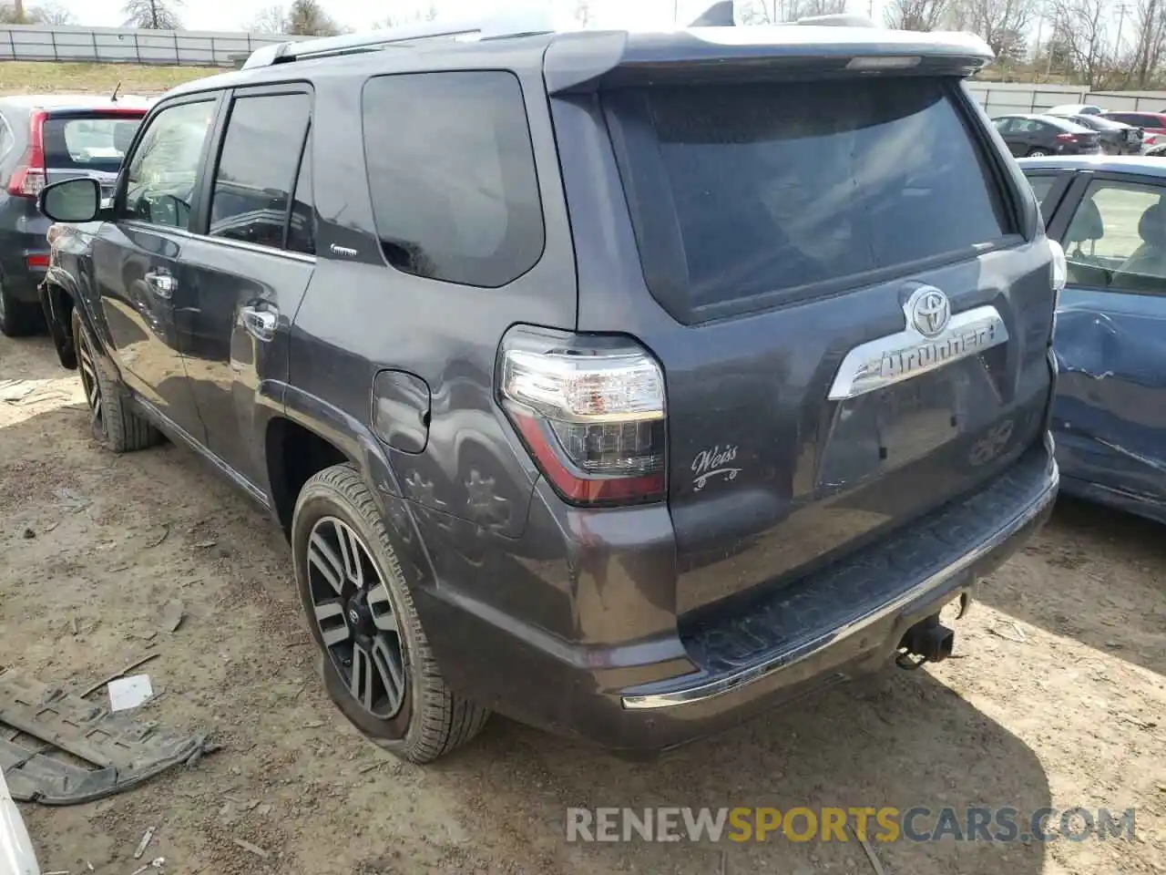 3 Фотография поврежденного автомобиля JTEBU5JR8K5692601 TOYOTA 4RUNNER 2019