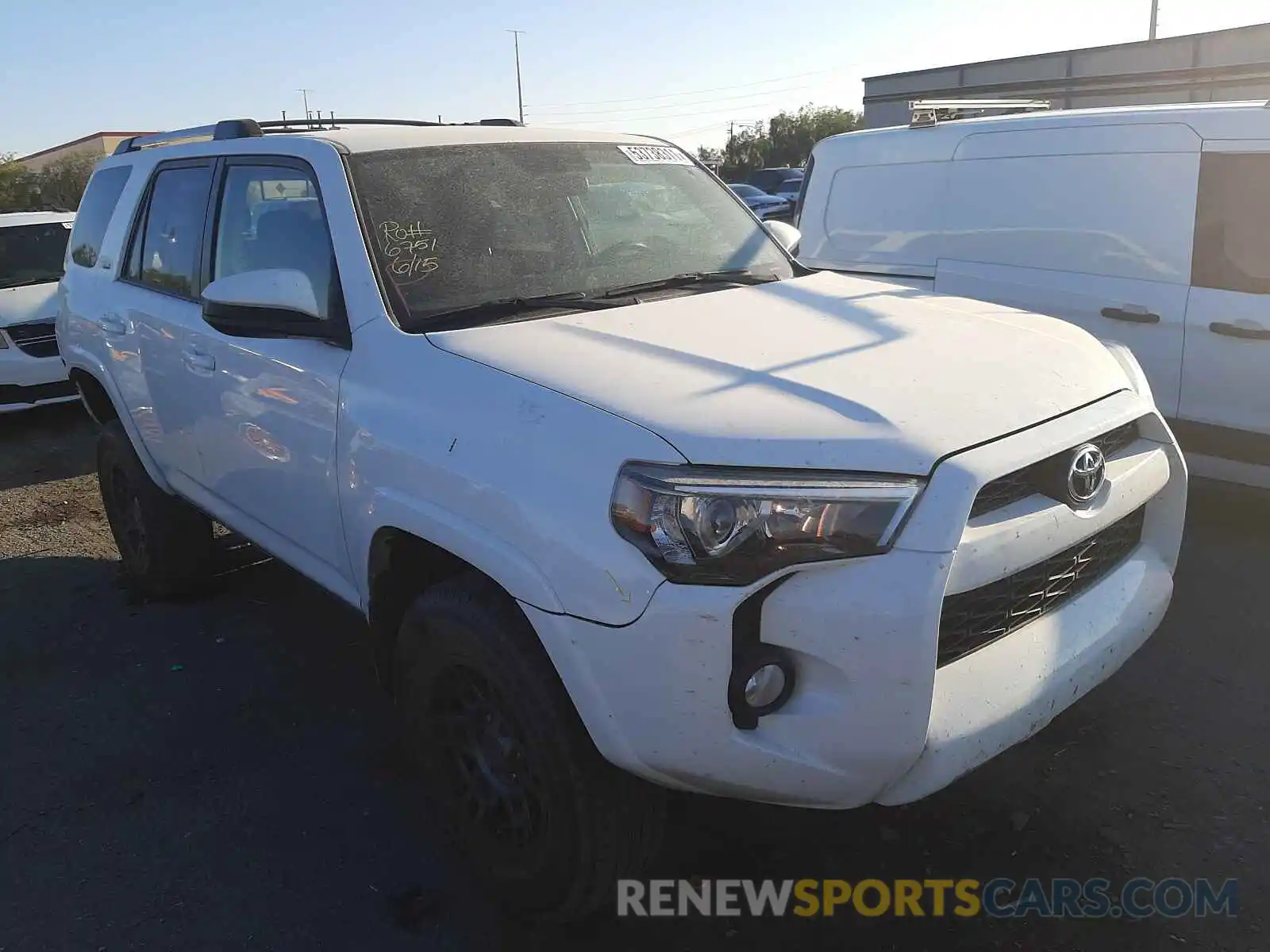 1 Photograph of a damaged car JTEBU5JR8K5694820 TOYOTA 4RUNNER 2019