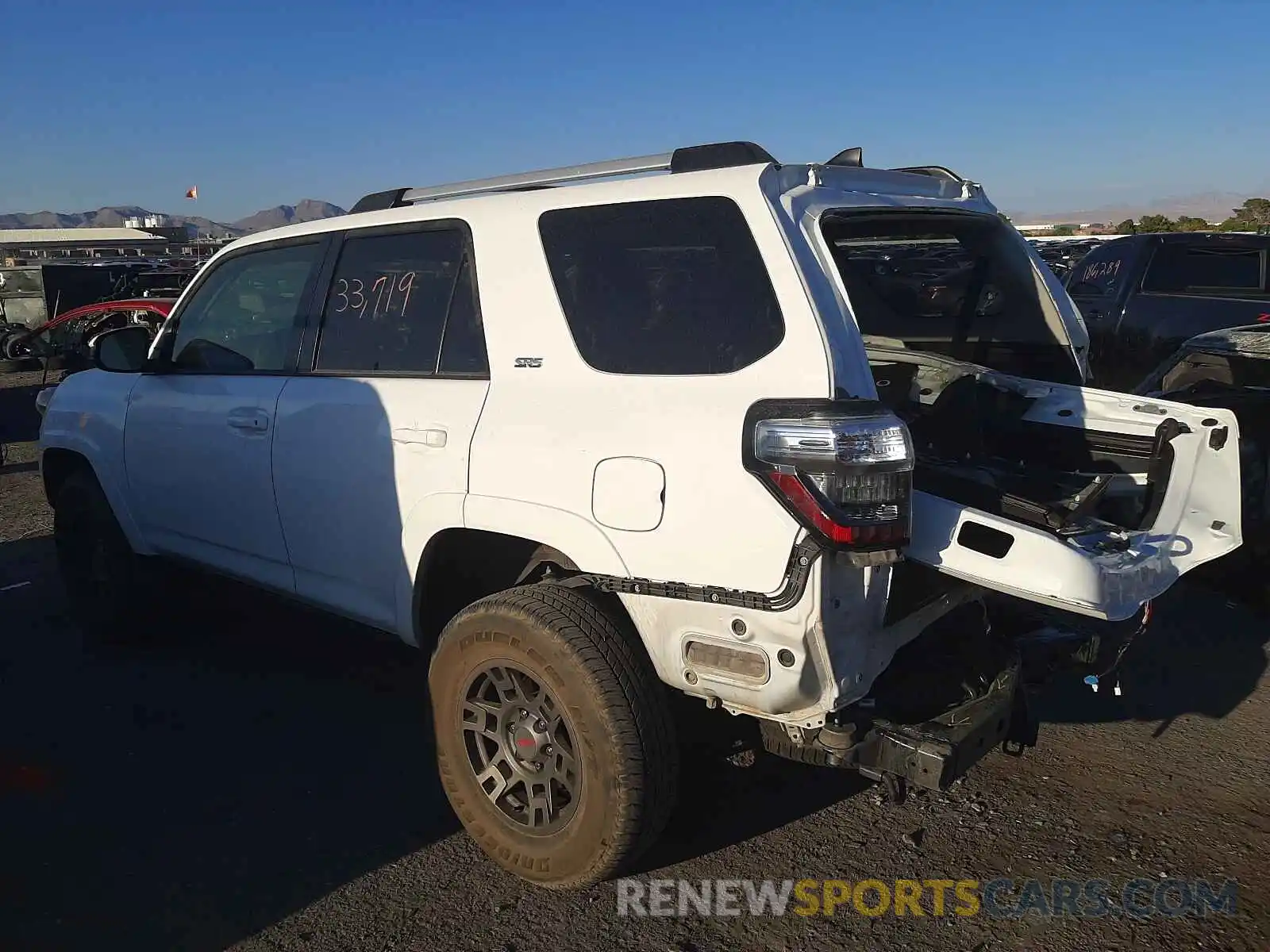 3 Photograph of a damaged car JTEBU5JR8K5694820 TOYOTA 4RUNNER 2019