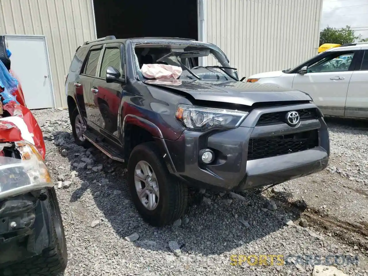 1 Photograph of a damaged car JTEBU5JR8K5699855 TOYOTA 4RUNNER 2019