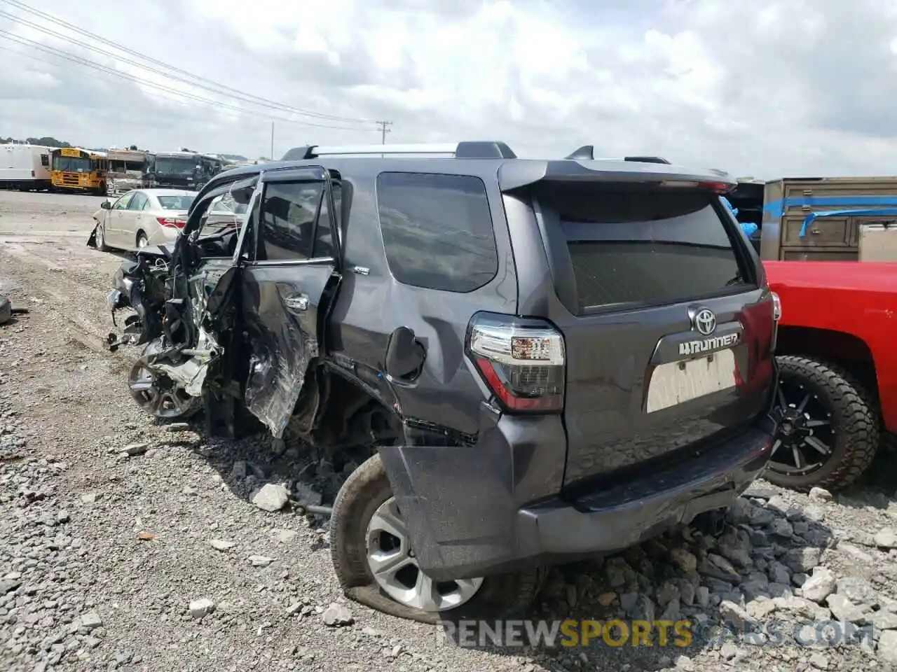 3 Photograph of a damaged car JTEBU5JR8K5699855 TOYOTA 4RUNNER 2019