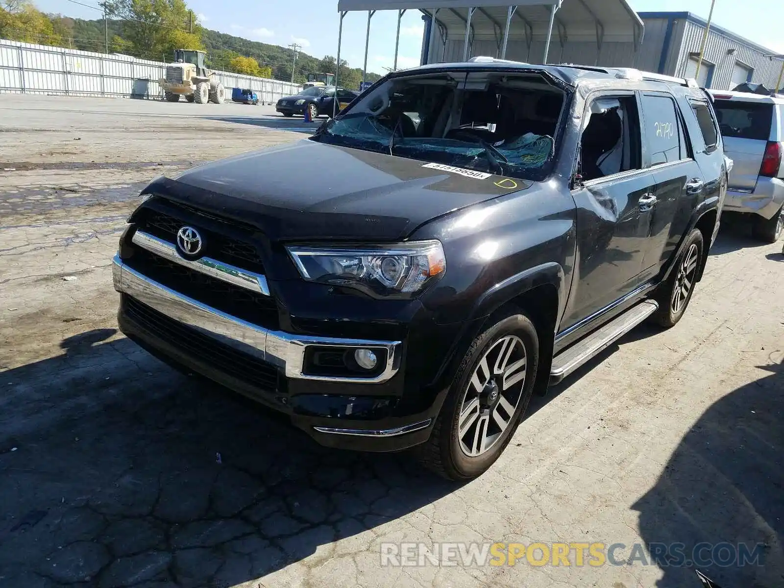 2 Фотография поврежденного автомобиля JTEBU5JR8K5700356 TOYOTA 4RUNNER 2019