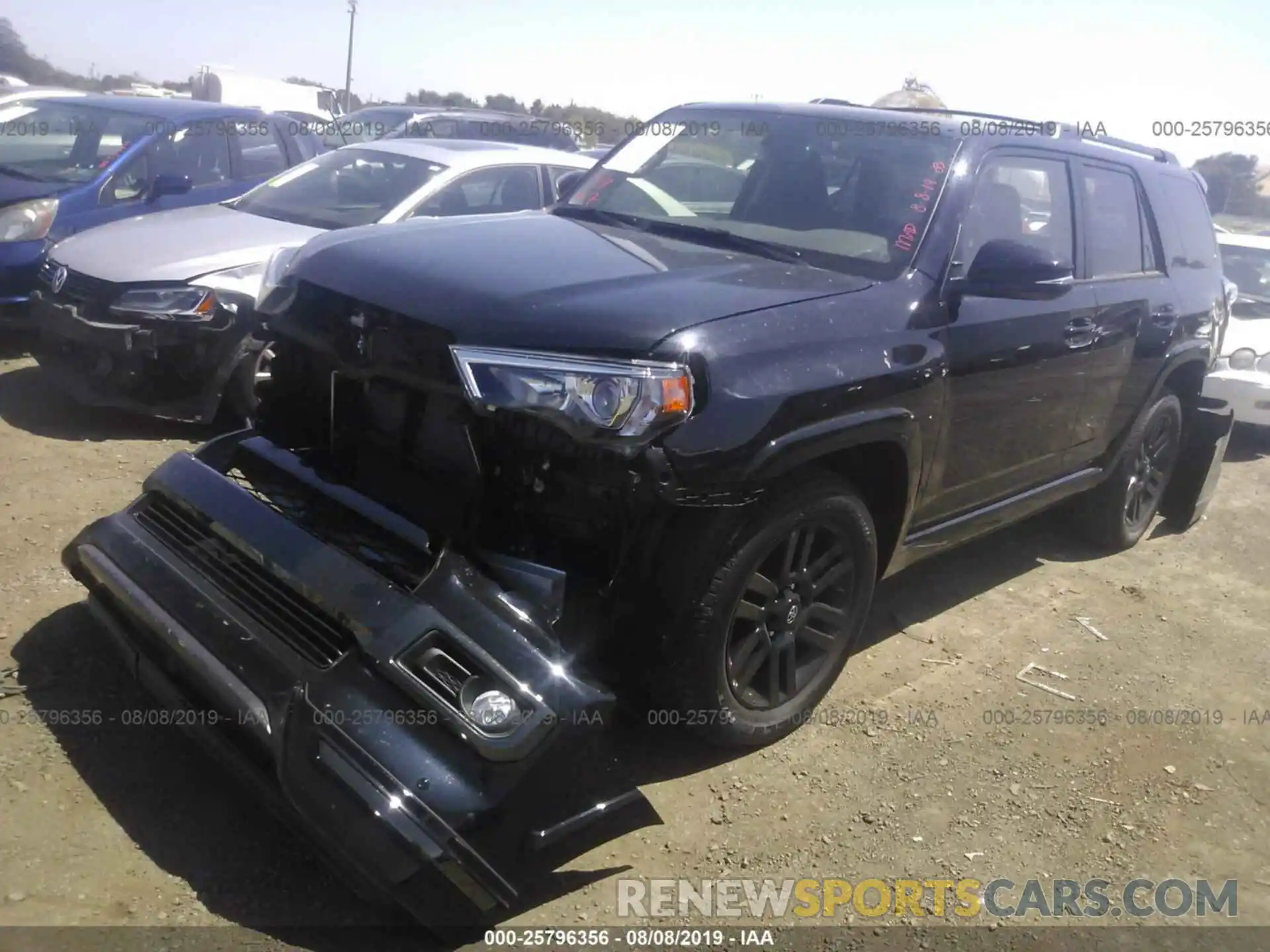 2 Фотография поврежденного автомобиля JTEBU5JR8K5700891 TOYOTA 4RUNNER 2019