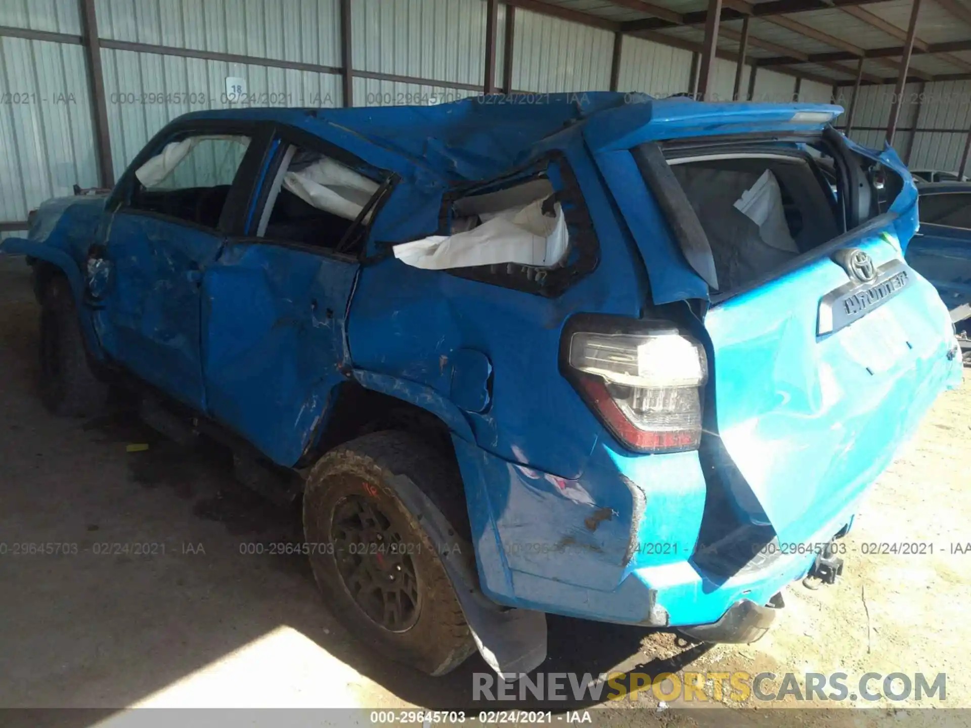 3 Photograph of a damaged car JTEBU5JR8K5701846 TOYOTA 4RUNNER 2019