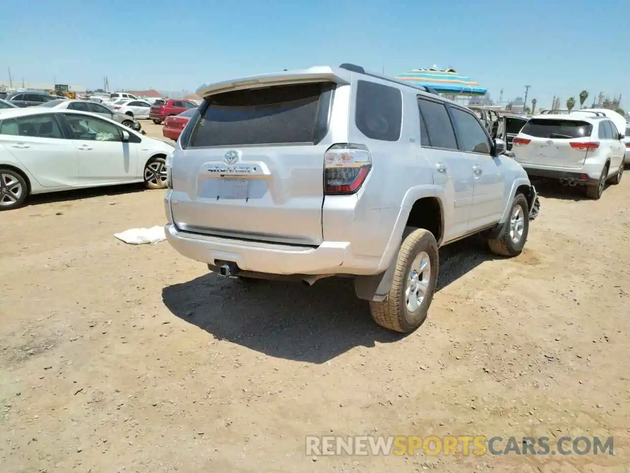 4 Photograph of a damaged car JTEBU5JR8K5704505 TOYOTA 4RUNNER 2019