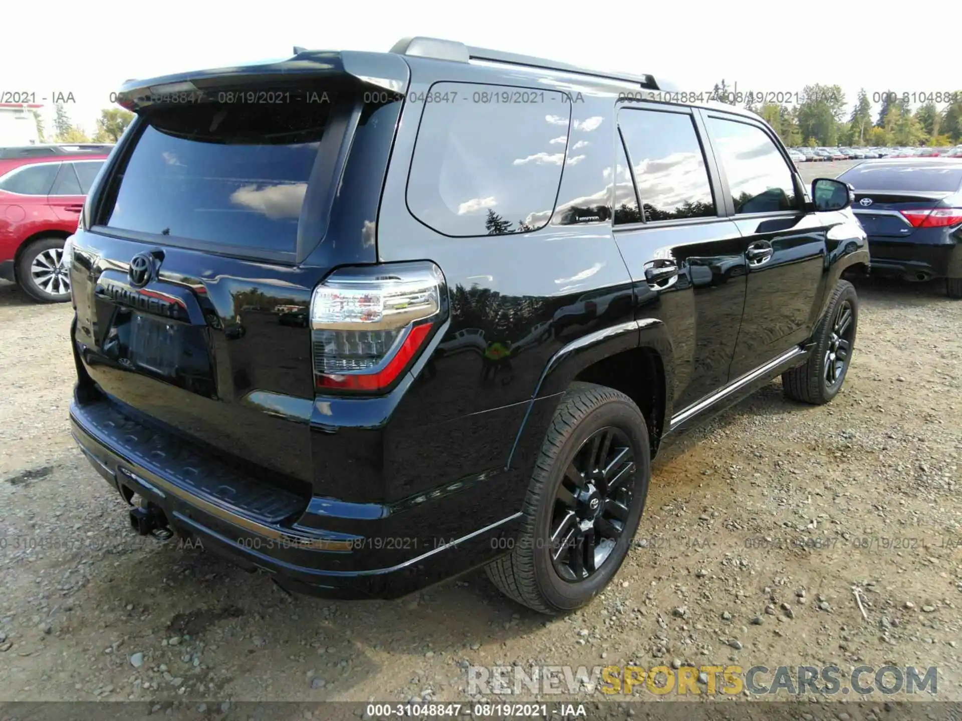 4 Фотография поврежденного автомобиля JTEBU5JR8K5704889 TOYOTA 4RUNNER 2019