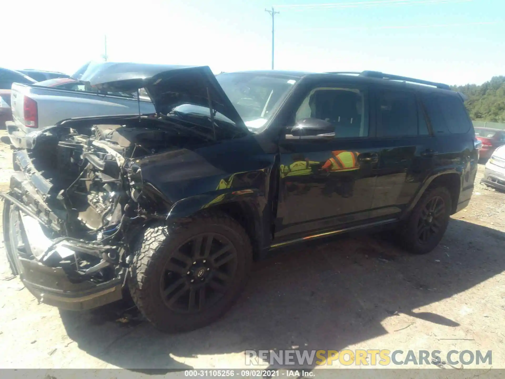 2 Photograph of a damaged car JTEBU5JR8K5707131 TOYOTA 4RUNNER 2019