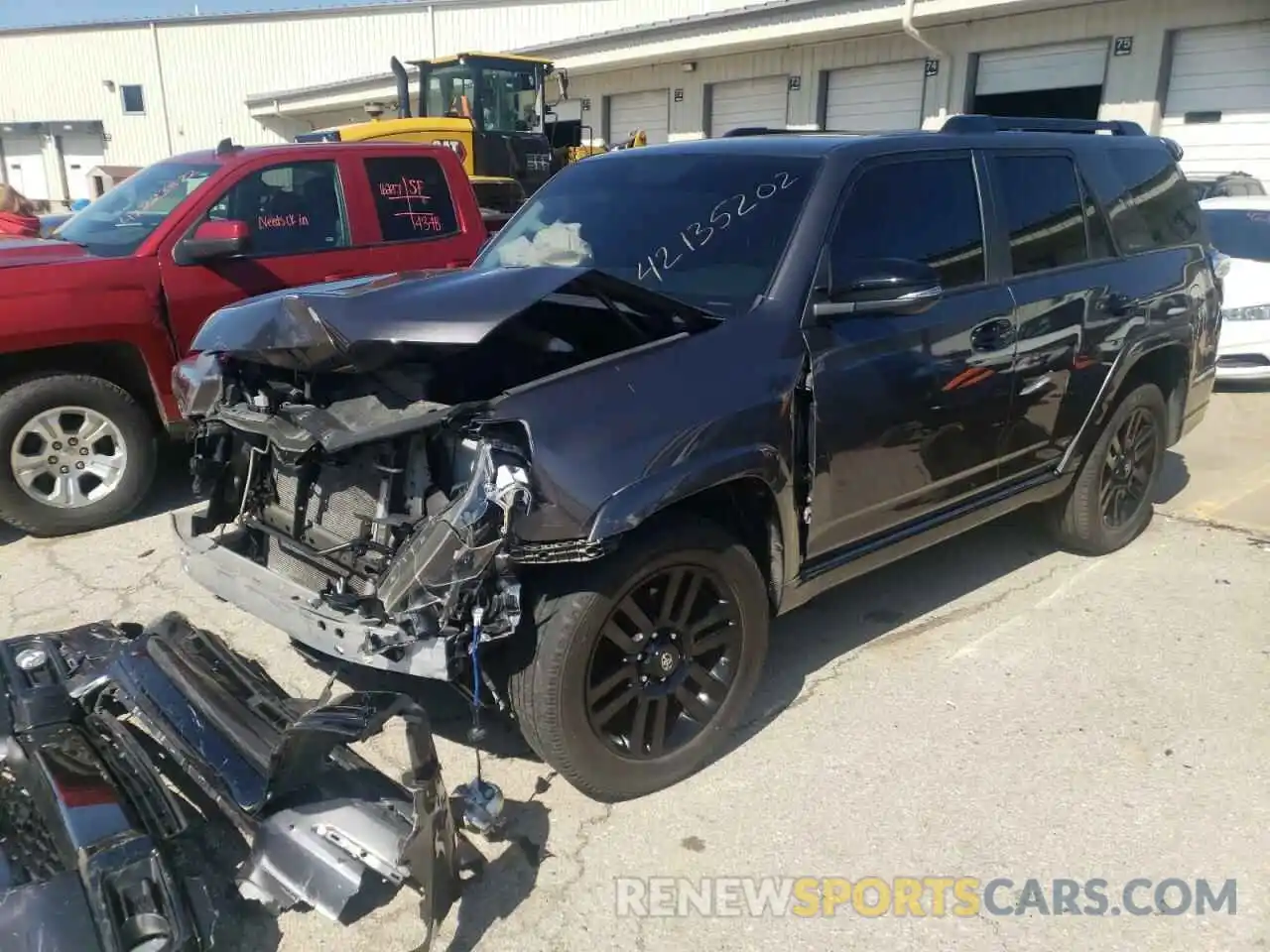 2 Photograph of a damaged car JTEBU5JR8K5707436 TOYOTA 4RUNNER 2019