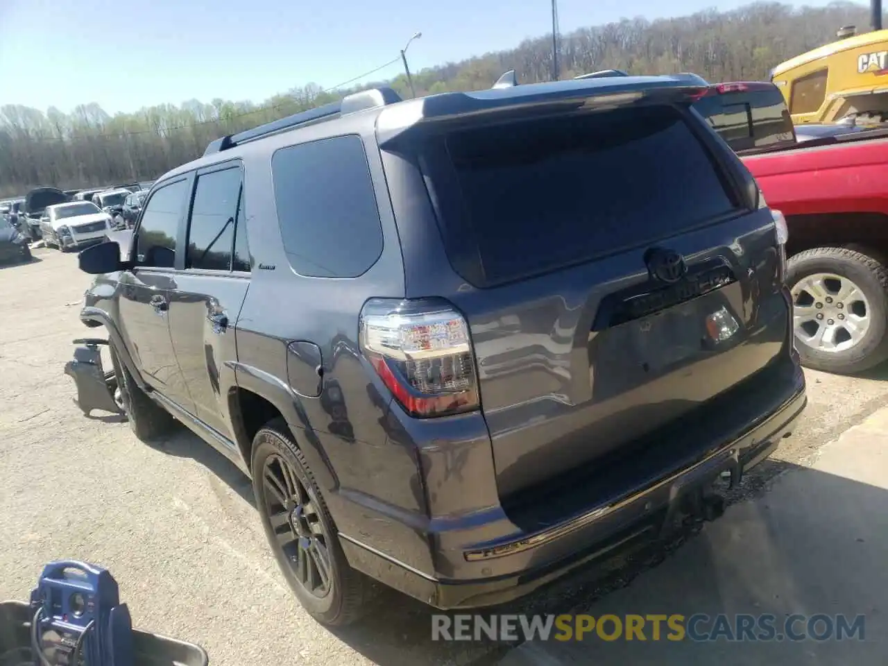 3 Photograph of a damaged car JTEBU5JR8K5707436 TOYOTA 4RUNNER 2019