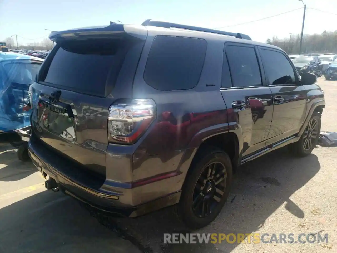 4 Фотография поврежденного автомобиля JTEBU5JR8K5707436 TOYOTA 4RUNNER 2019