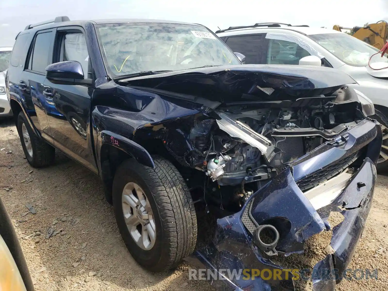 1 Photograph of a damaged car JTEBU5JR8K5707484 TOYOTA 4RUNNER 2019