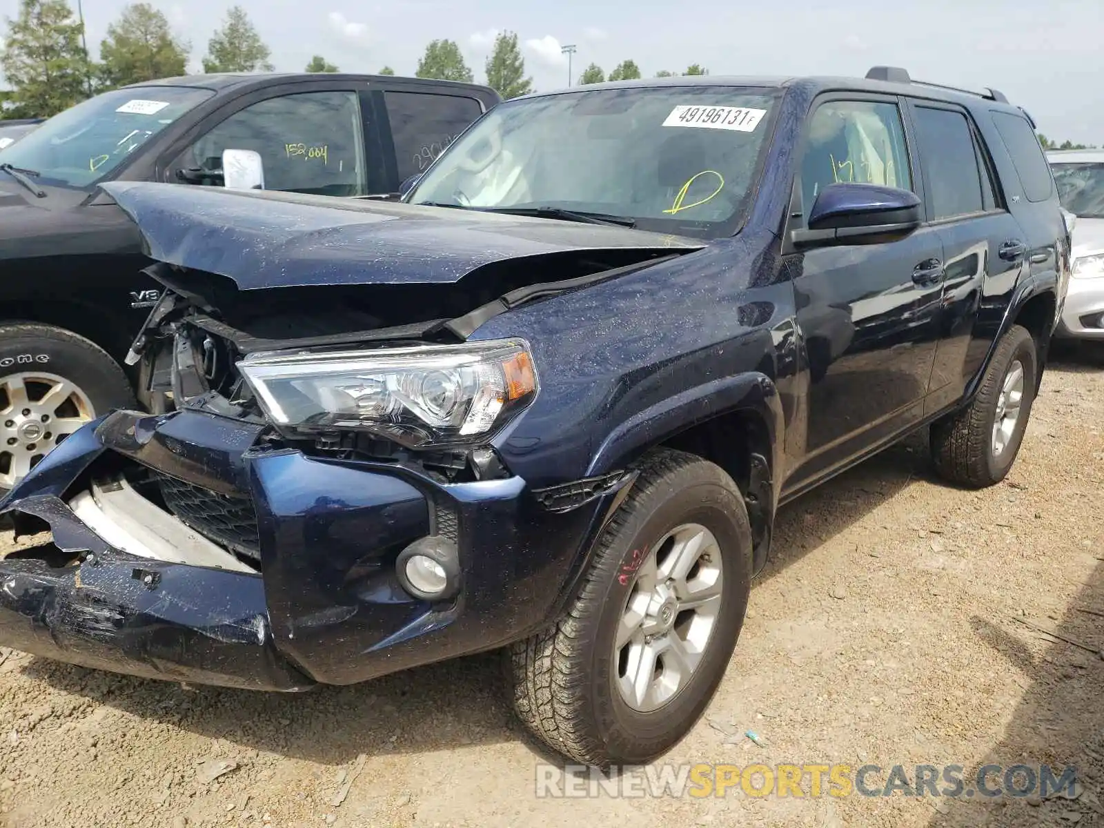 2 Photograph of a damaged car JTEBU5JR8K5707484 TOYOTA 4RUNNER 2019