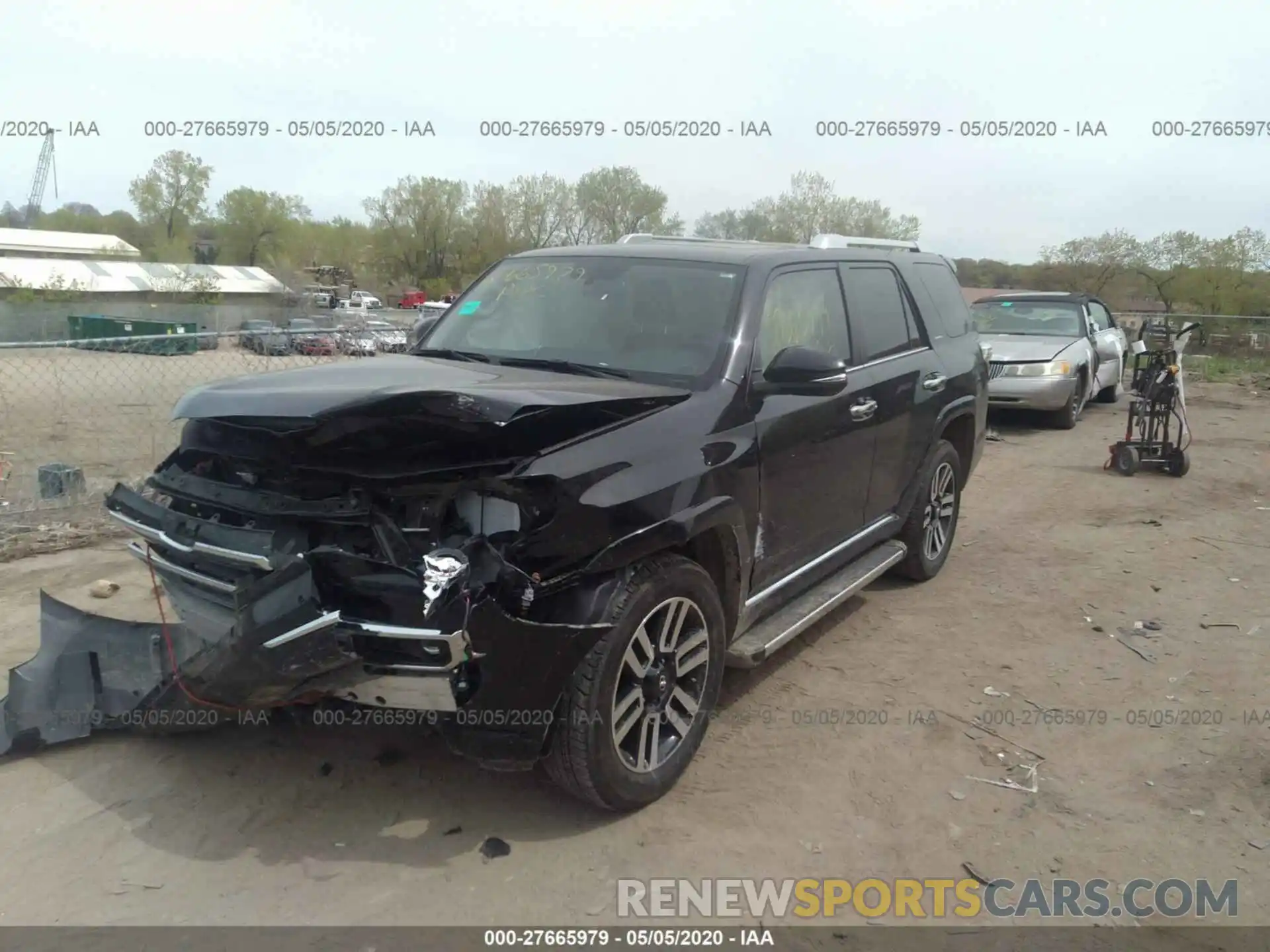 2 Photograph of a damaged car JTEBU5JR8K5708876 TOYOTA 4RUNNER 2019