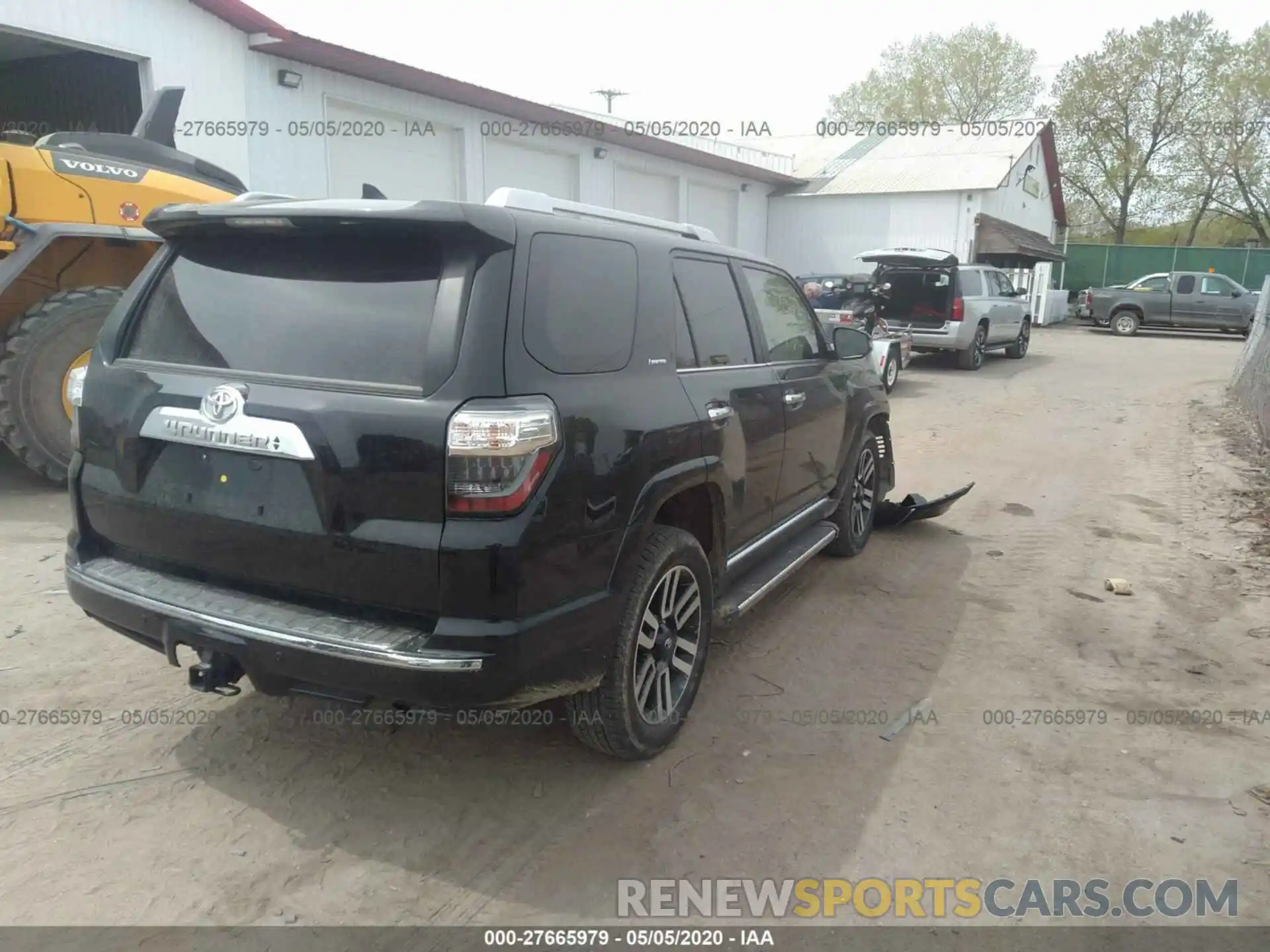 4 Фотография поврежденного автомобиля JTEBU5JR8K5708876 TOYOTA 4RUNNER 2019