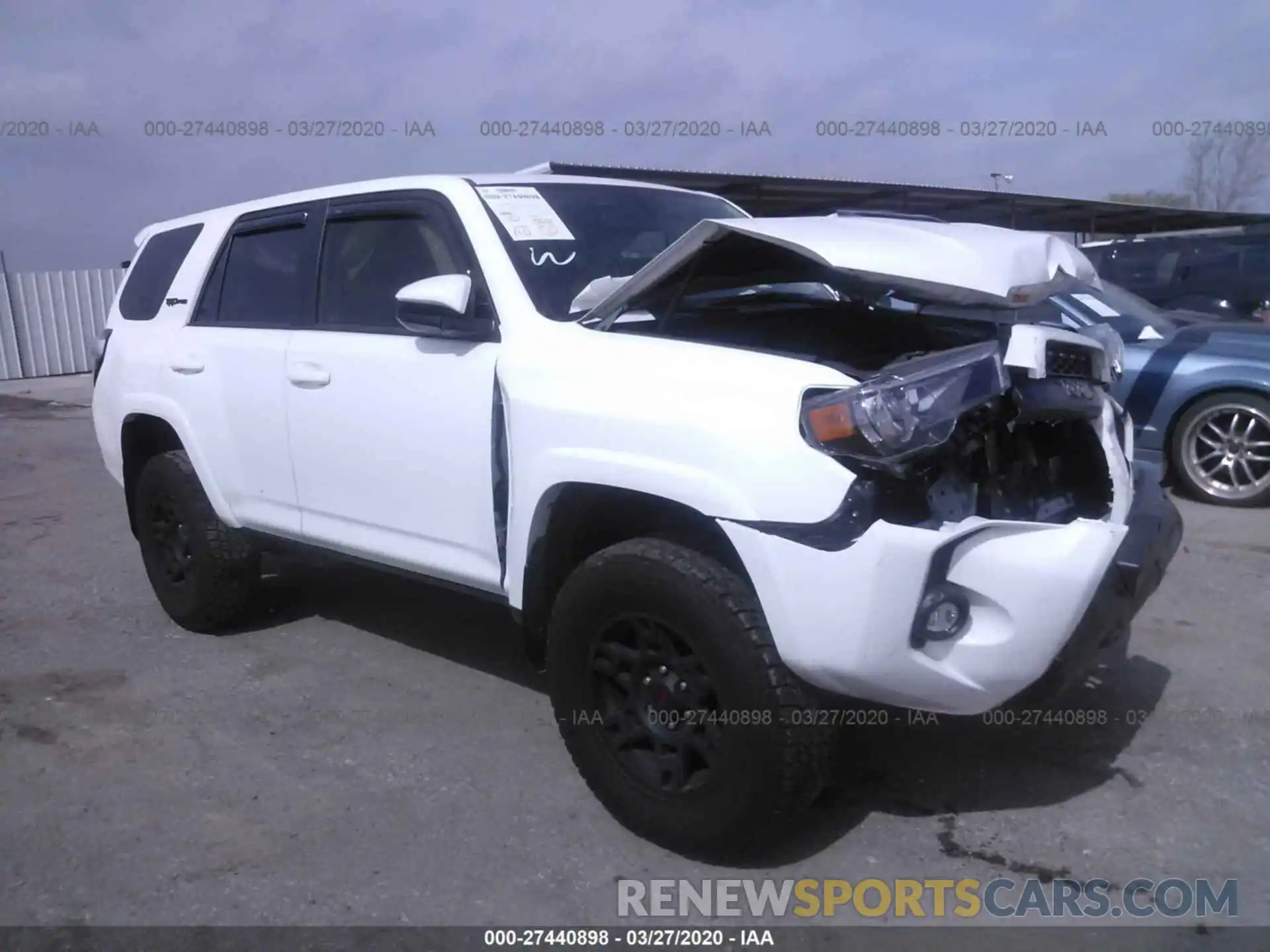 1 Фотография поврежденного автомобиля JTEBU5JR8K5709316 TOYOTA 4RUNNER 2019