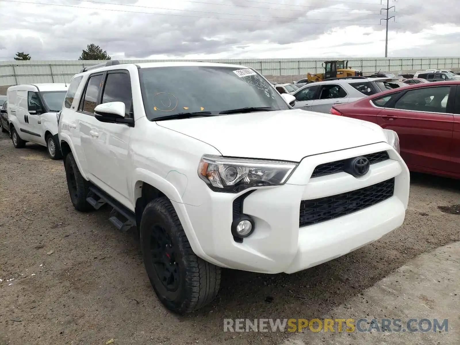 1 Photograph of a damaged car JTEBU5JR8K5710062 TOYOTA 4RUNNER 2019