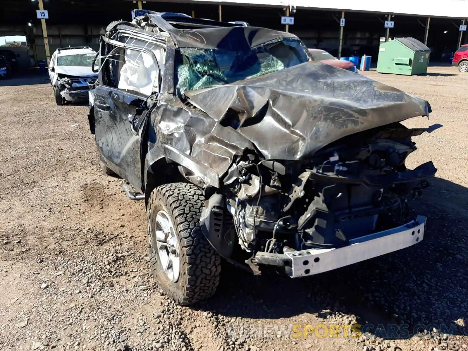 1 Photograph of a damaged car JTEBU5JR8K5710109 TOYOTA 4RUNNER 2019