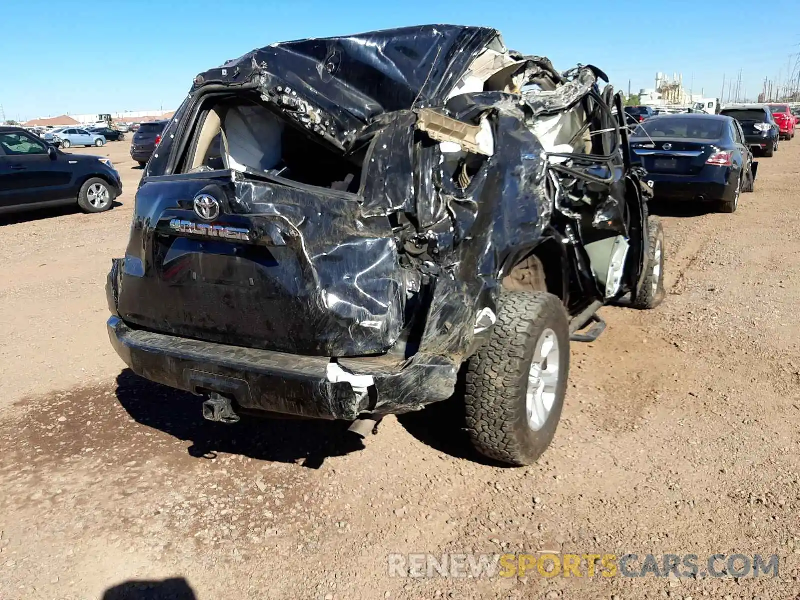 4 Photograph of a damaged car JTEBU5JR8K5710109 TOYOTA 4RUNNER 2019